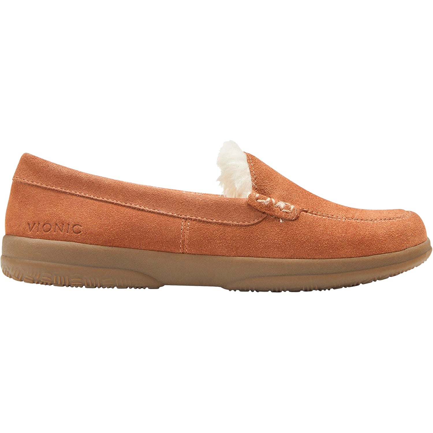 Womens Vionic Women's Vionic Lynez Slippers Toffee Suede Toffee Suede