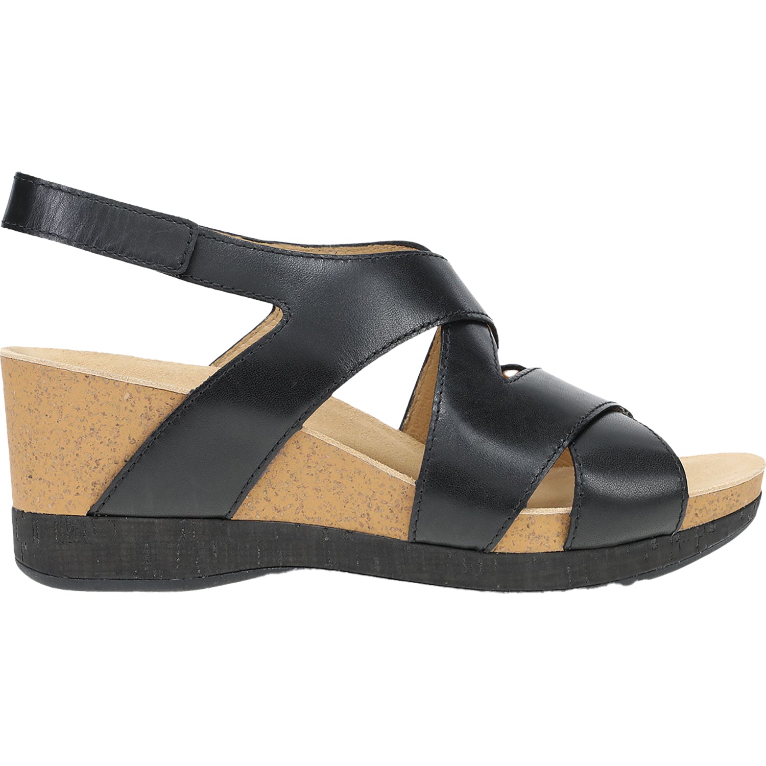 Womens Dansko Women's Dansko Shyla Black Burnished Nappa Leather Black Burnished Nappa Leather