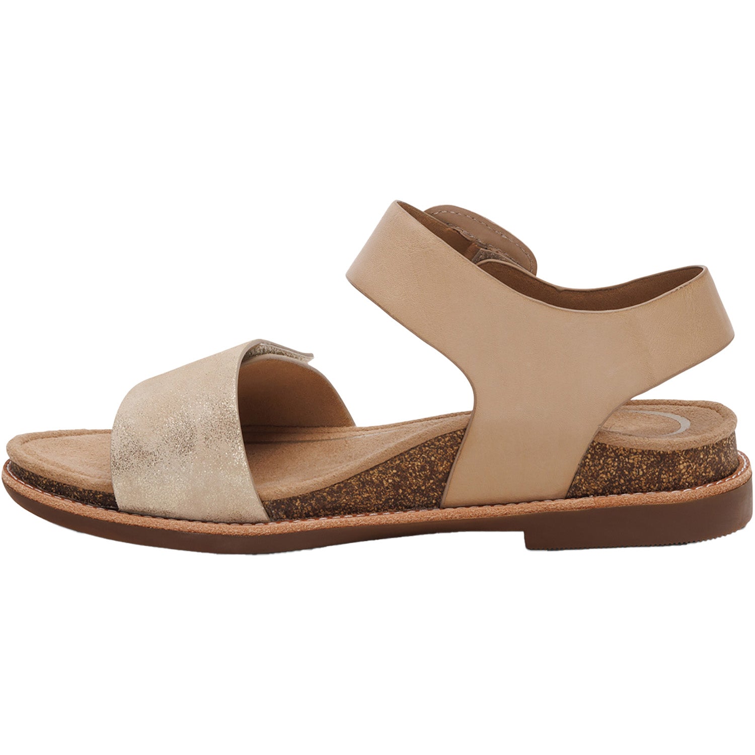 Womens Aetrex Women's Aetrex Claire Champagne Leather Champagne