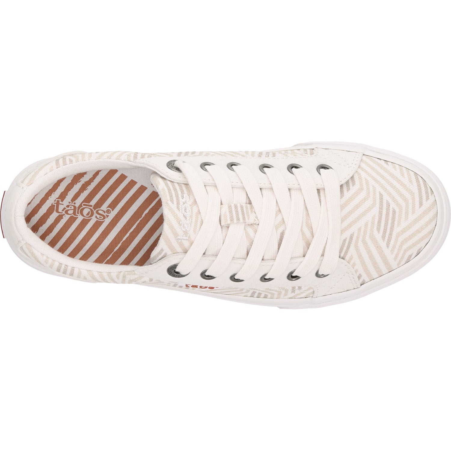 Womens Taos Women's Taos Plim Soul Geo Print White Multi Canvas Geo Print White Multi Canvas