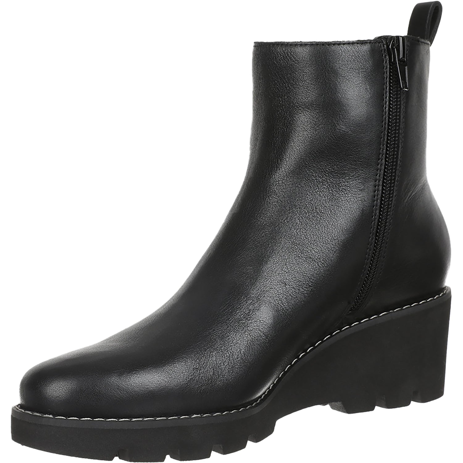 Womens Vionic Women's Vionic Aria Water Resistant Black Leather Black Leather
