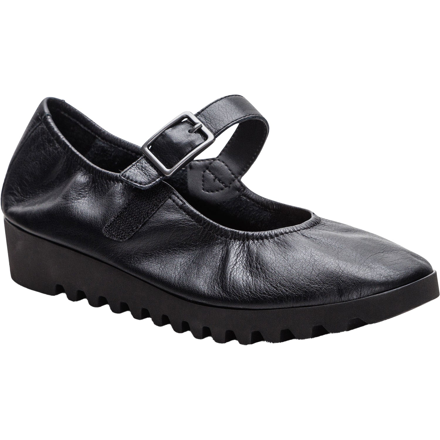 Womens Aetrex Women's Aetrex Joanne Black Leather Black Leather