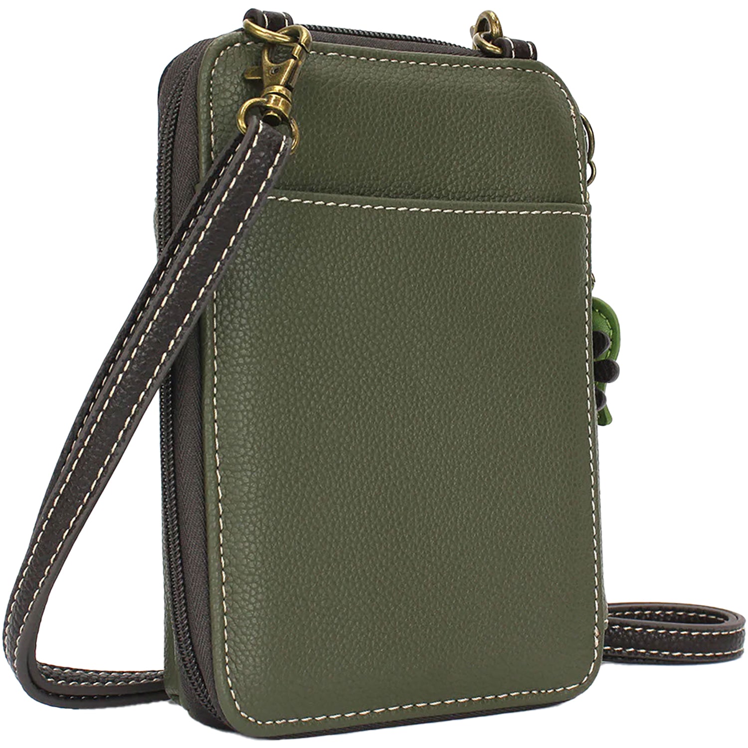 Unisex Chala Chala Monarch Butterfly Wallet Crossbody Olive Synthetic Olive Synthetic