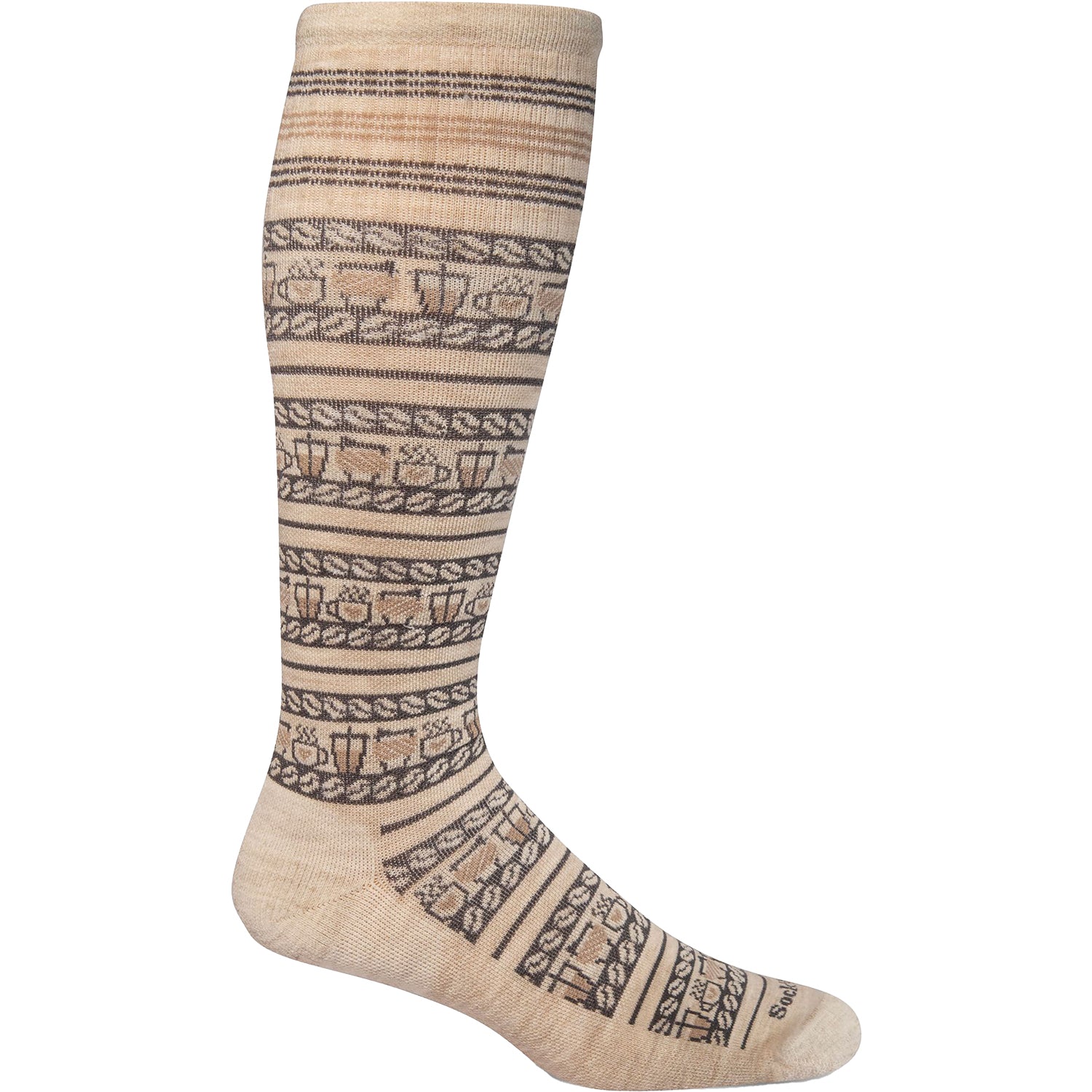 Womens Sockwell Women's Sockwell 15-20 Latte Fairisle Barley Barley