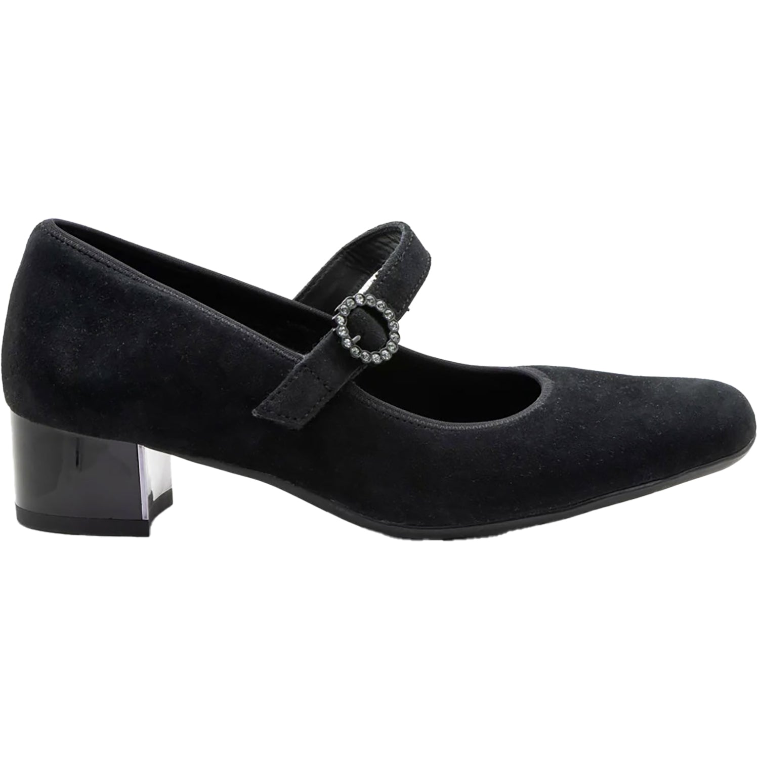 Womens Ara shoes Women's Ara Novelle Black Kid Suede Black Kid Suede