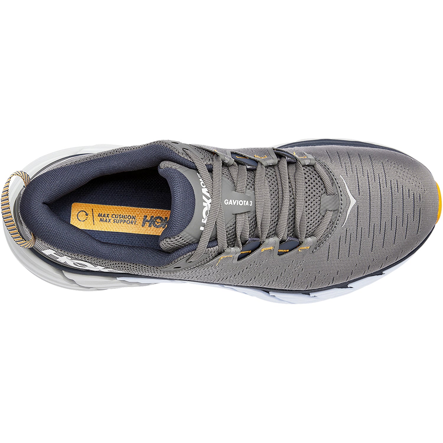 Mens Hoka one one Men's Hoka One One Gaviota 3 Charcoal Grey/Ombre Blue Mesh Charcoal Grey/Ombre Blue Mesh