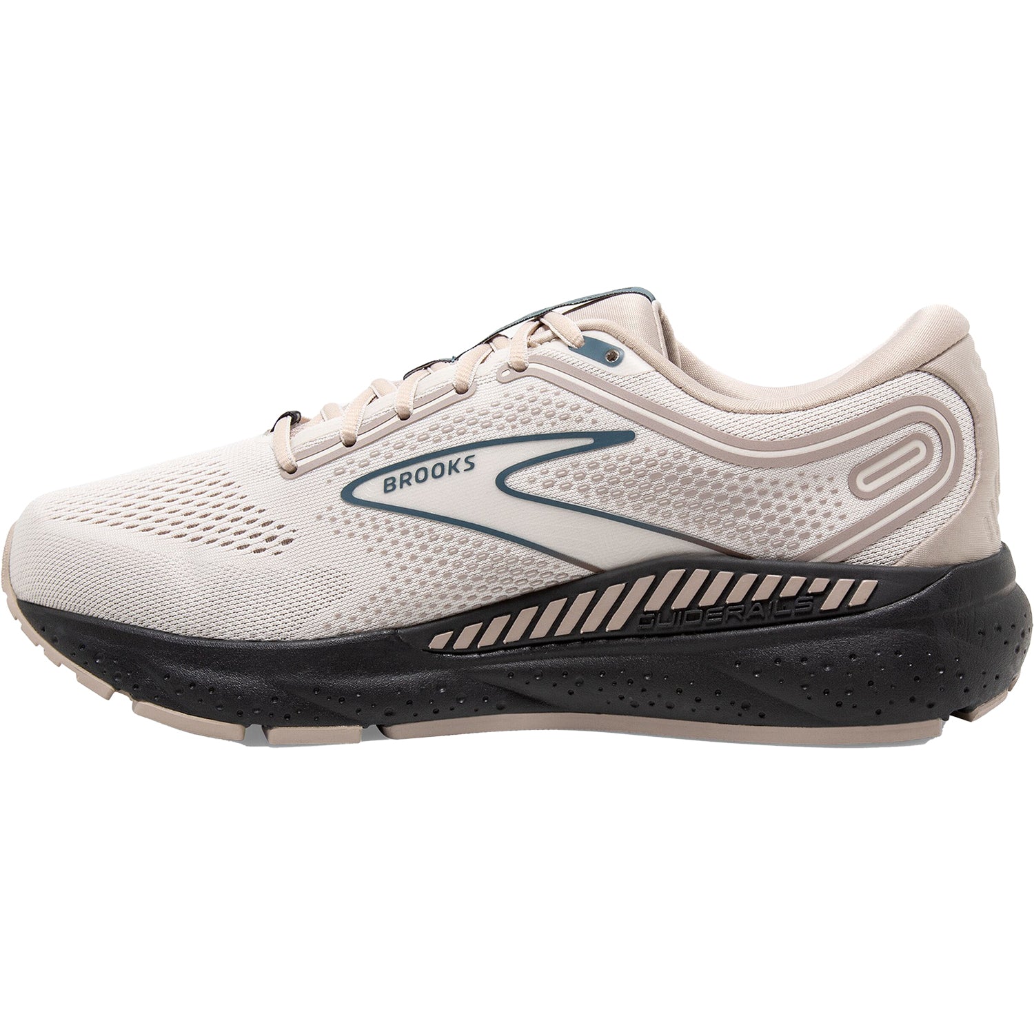 Mens Brooks Men's Brooks Beast GTS 23 Chateau Grey/White Sand/Blue Mesh Chateau Grey/White Sand/Blue Mesh