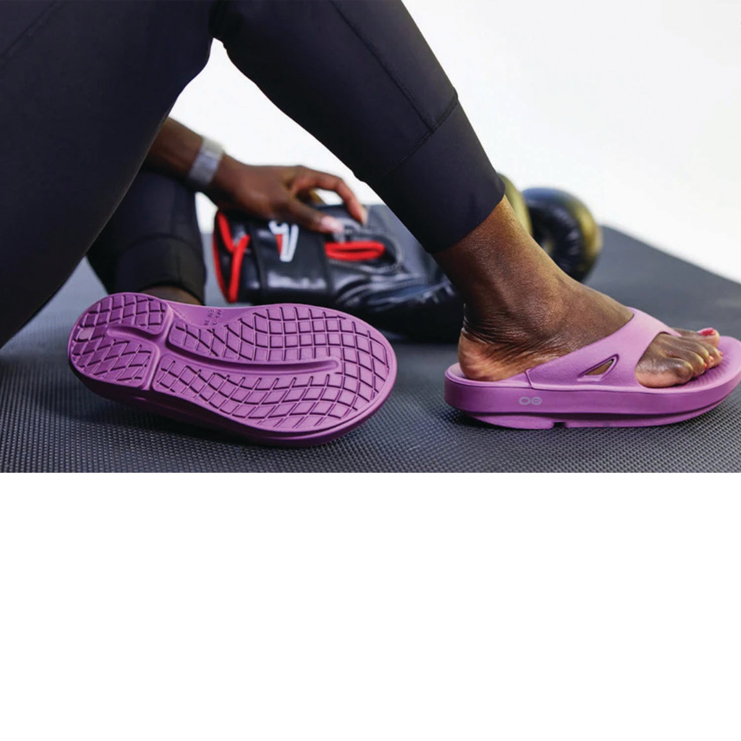 Womens Oofos Women's OOFOS OOriginal Plum Synthetic Plum Synthetic