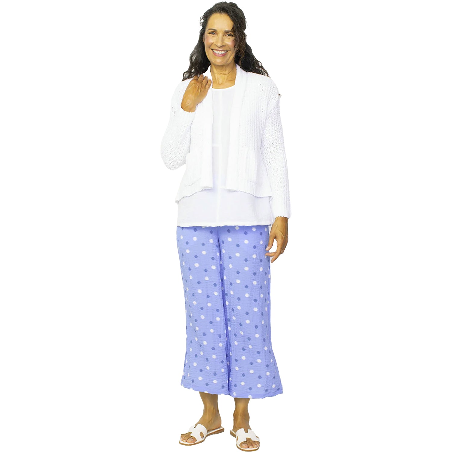 Womens Habitat Women's Habitat Fisherman Rib Cardigan White White