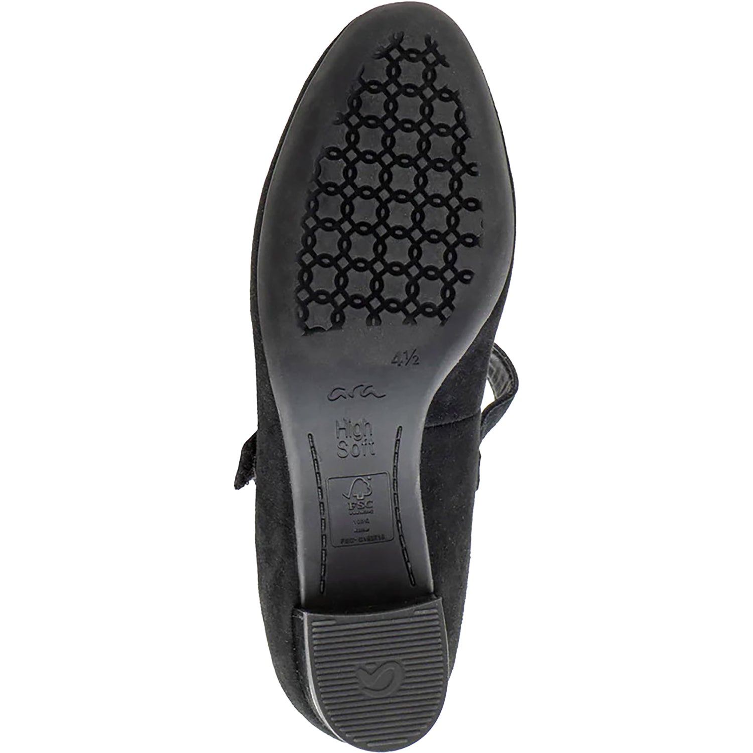 Womens Ara shoes Women's Ara Novelle Black Kid Suede Black Kid Suede