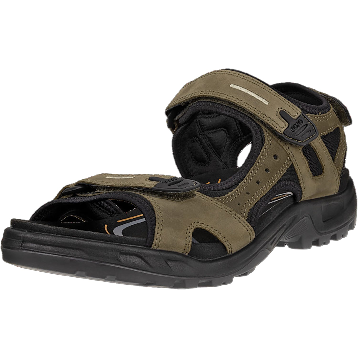 Mens Ecco Men's Ecco Offroad Yucatan Tarmac/Tarmac Nubuck Tarmac/Tarmac Nubuck