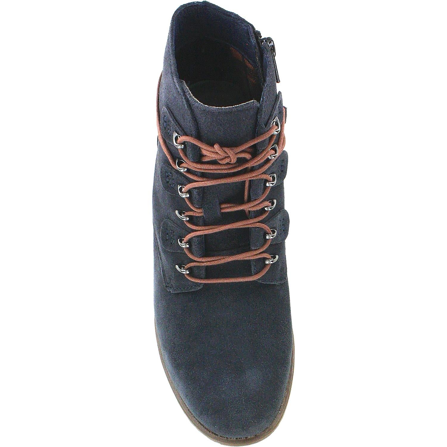 Womens Earth Women's Earth Boone Navy Suede Navy Suede