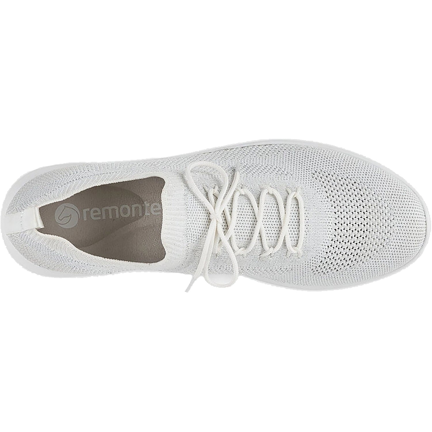 Womens Remonte Women's Remonte R7103-80 Tempest 03 Weiss Metallic Fabric Weiss Metallic Fabric