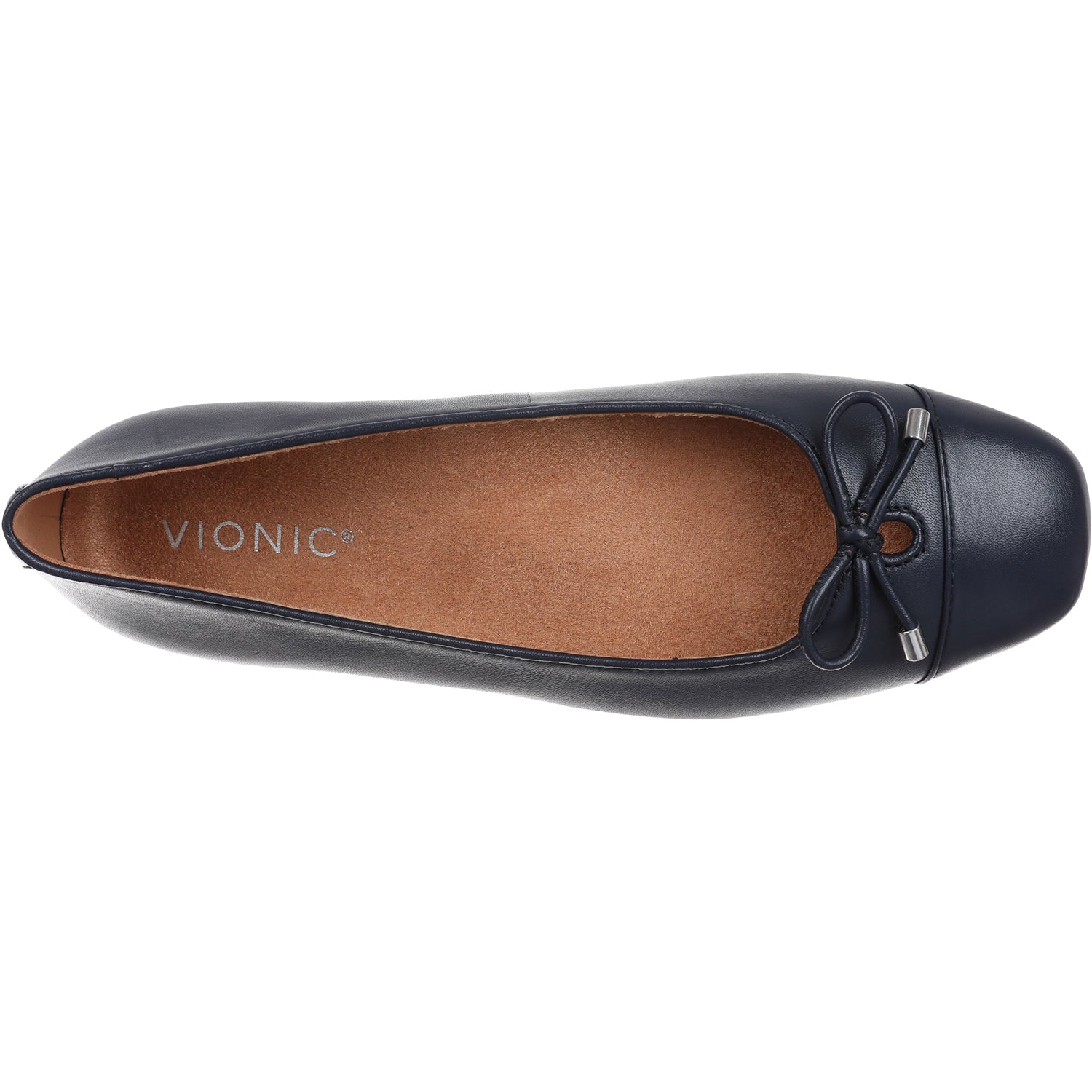 Womens Vionic Women's Vionic Klara Navy Leather Navy Leather