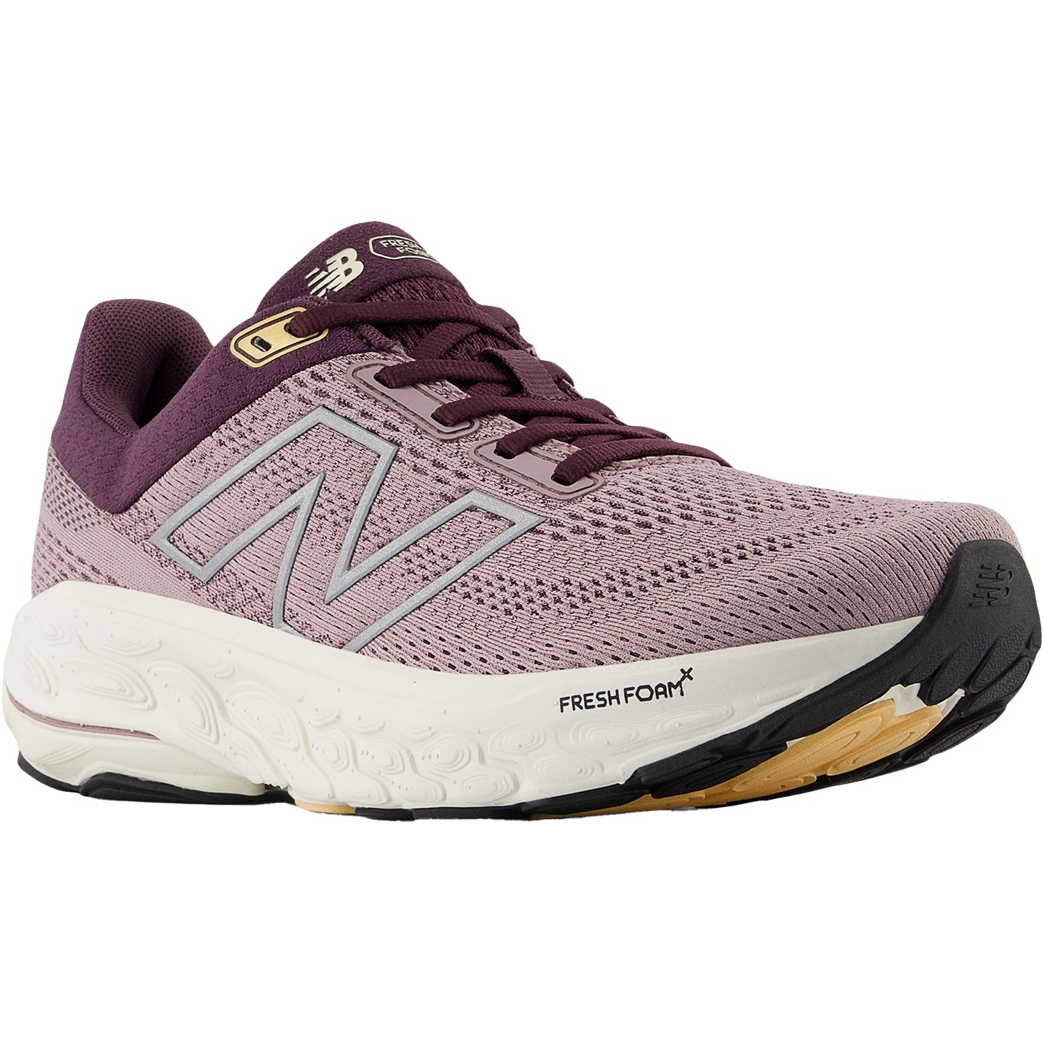 Womens New balance Women's New Balance Fresh Foam X W860J14 Ice Wine/Plum Brown/Silver Metallic Mesh Ice Wine/Plum Brown/Silver Metallic Mesh
