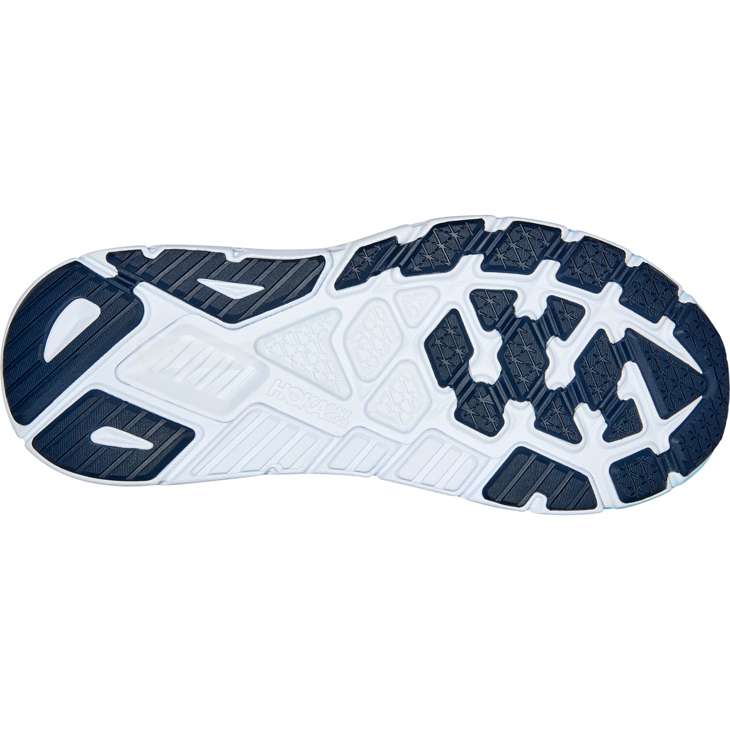 Mens Hoka one one Men's Hoka Arahi 6 Outer Space/Bellwether Blue Mesh Outer Space/Bellwether Blue Mesh