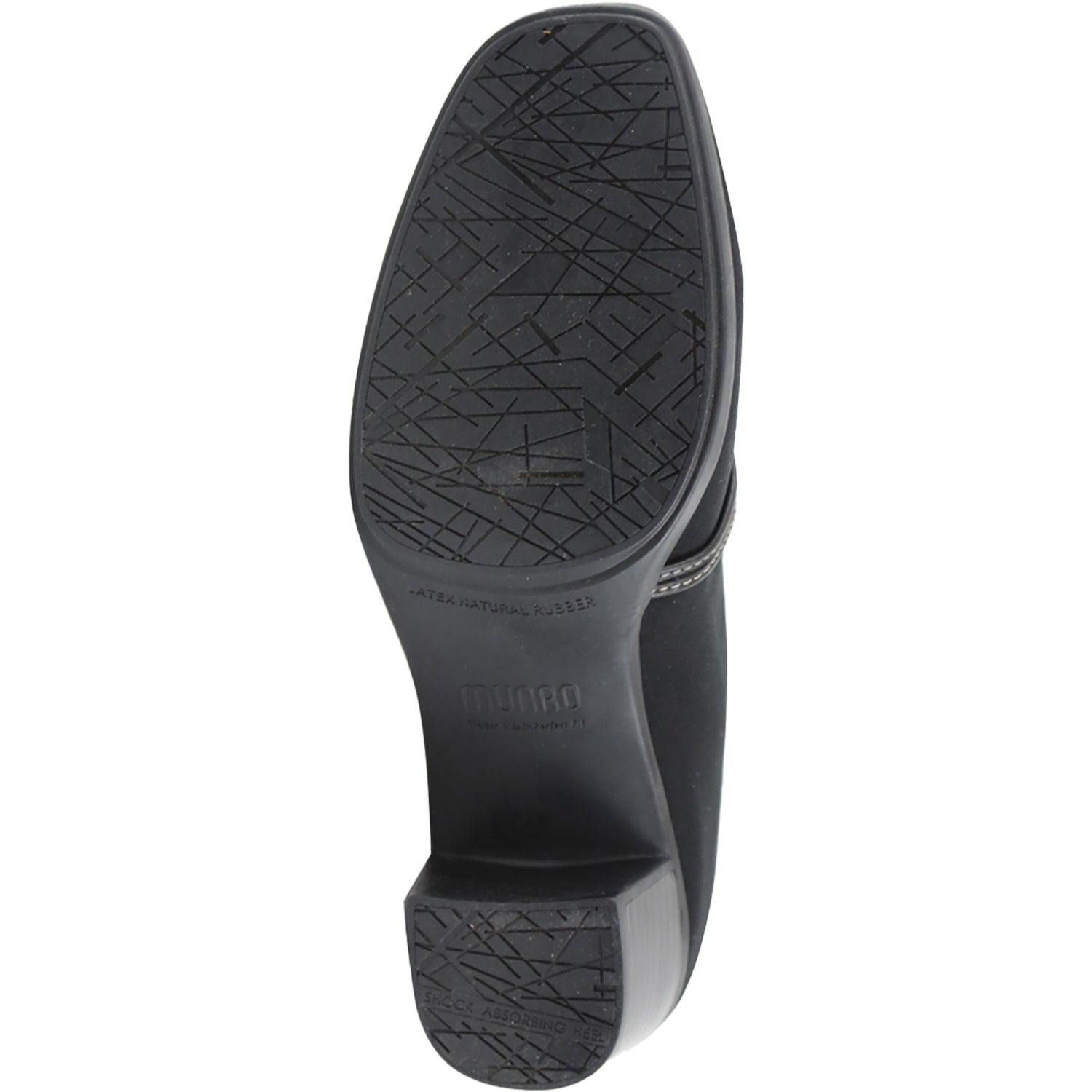 Womens Munro Women's Munro Cindi II Black Stretch Fabric Black Stretch Fabric