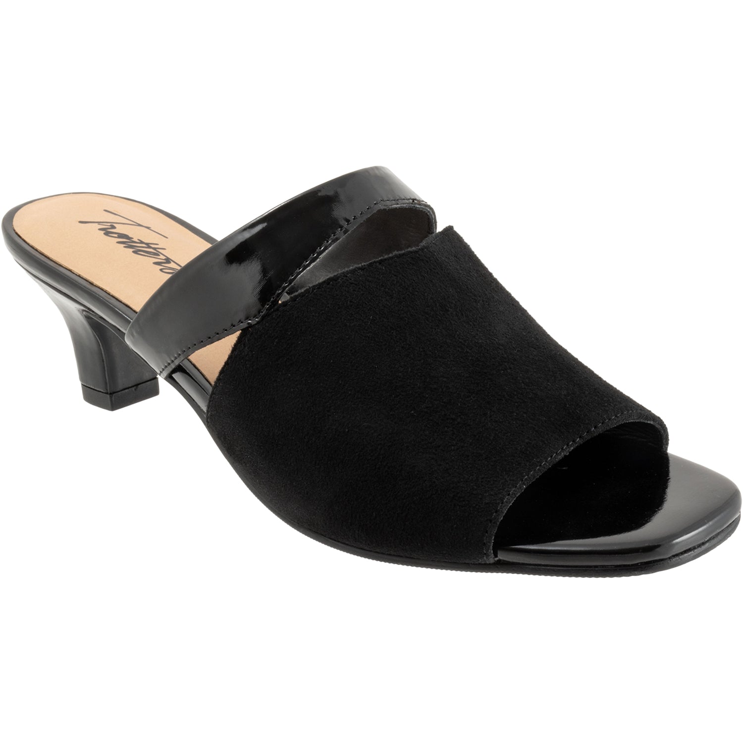 Womens Trotters Women's Trotters Ninette Black Suede Black Suede