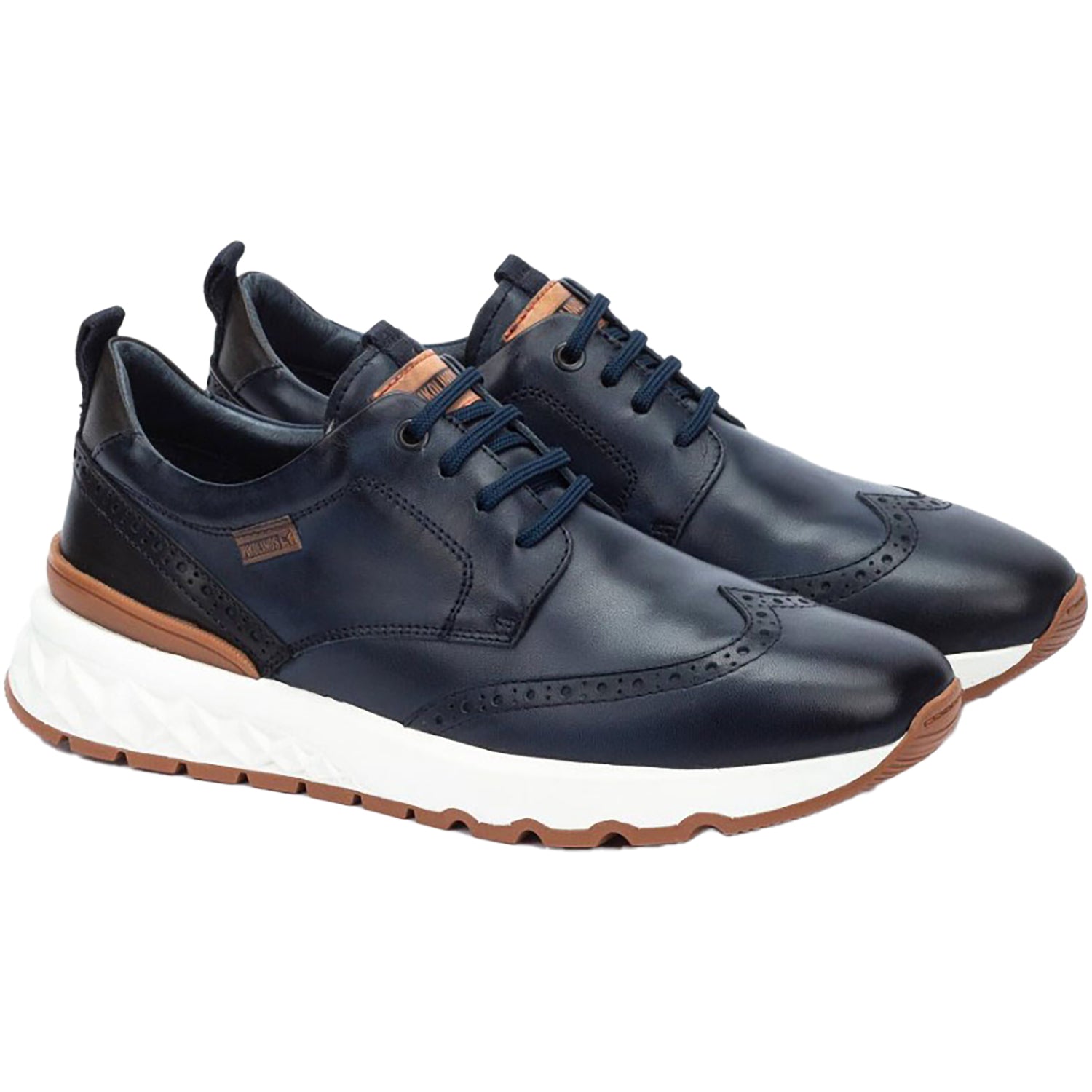 Mens Pikolinos Men's Pikolinos Aranda M8R-4019C1 Blue Leather Blue Leather