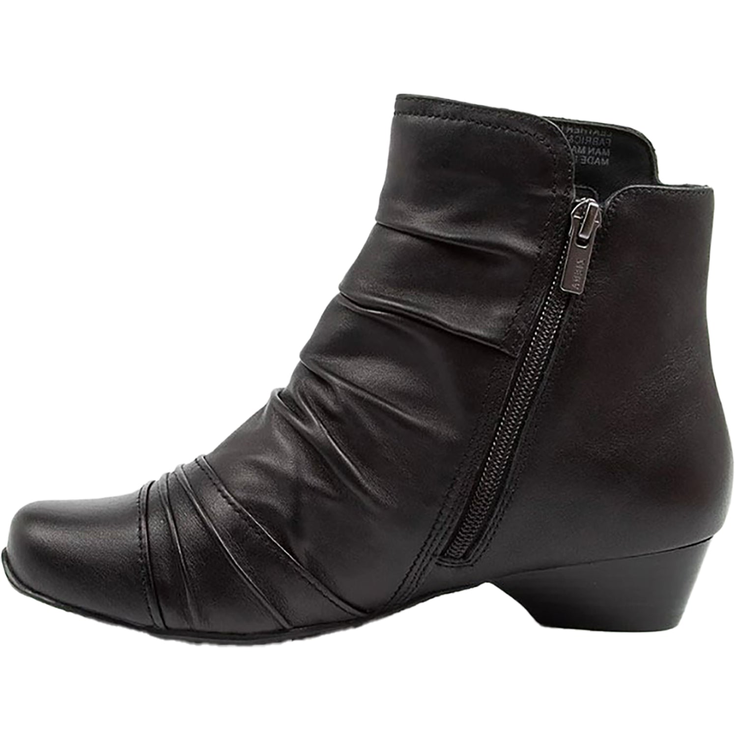 Womens Ziera Women's Ziera Camryn Wide Black Leather Black Leather
