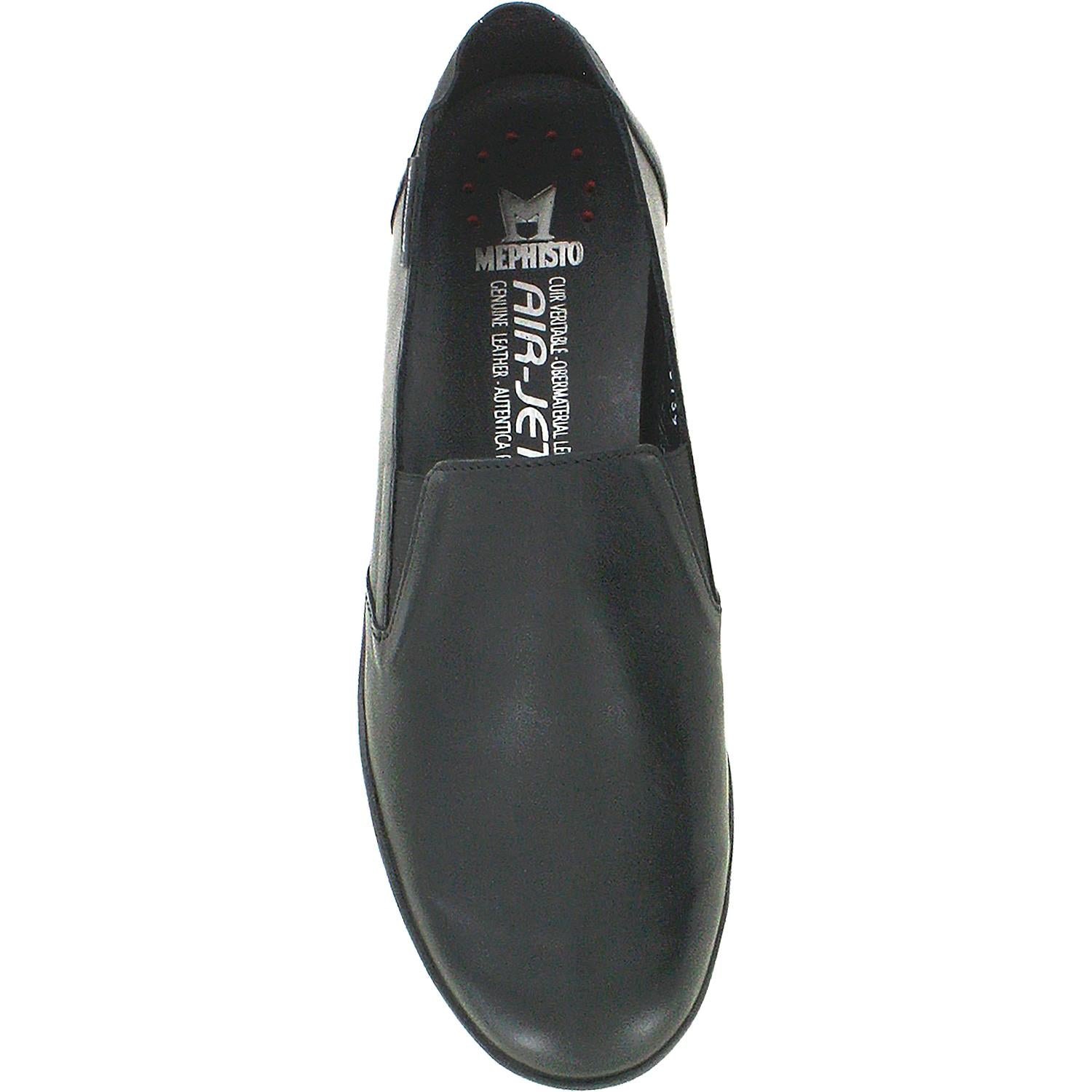 Womens Mephisto Women's Mephisto Korie Black Silk Leather Black Silk Leather