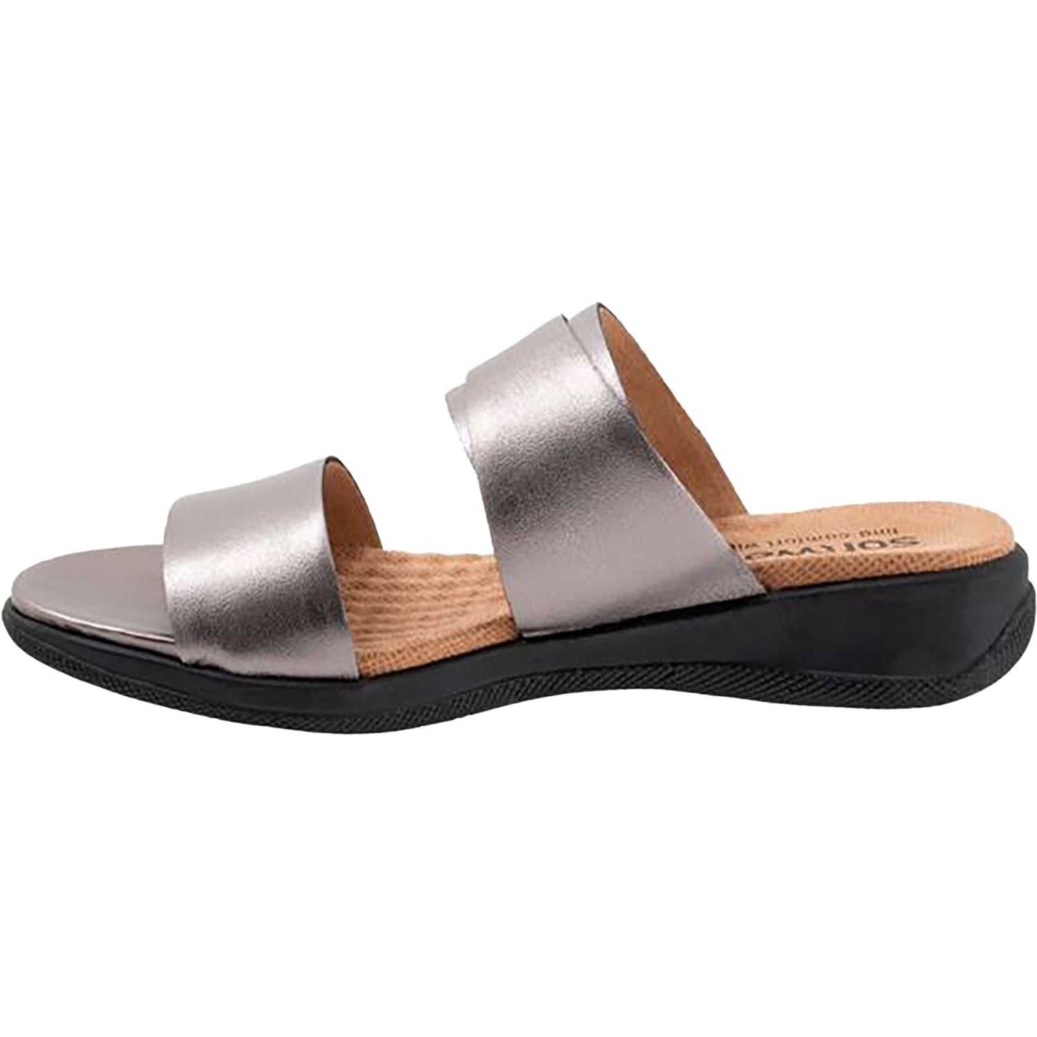 Womens Soft walk Women's Soft Walk Toki Pewter Leather Pewter Leather