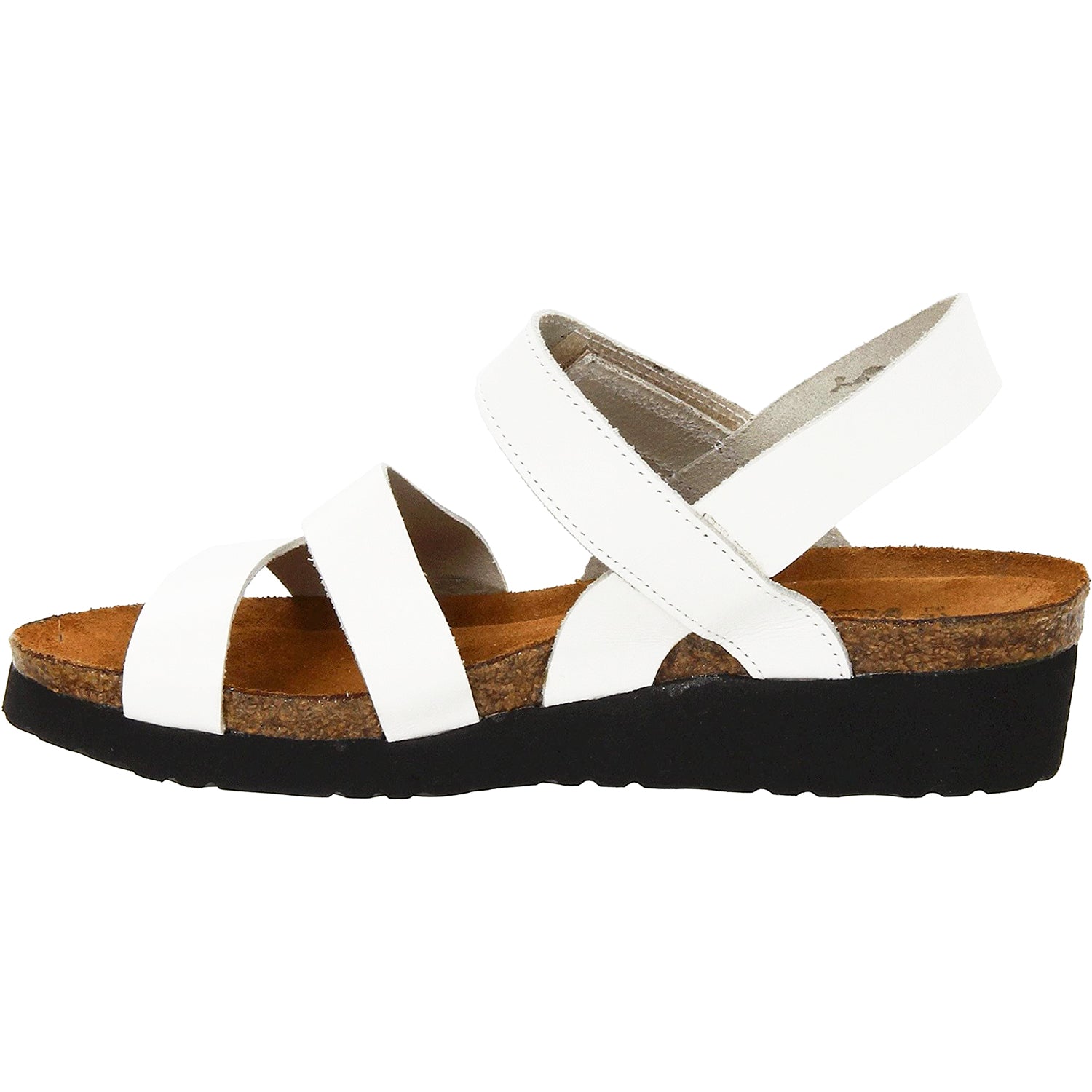 Womens Naot Women's Naot Kayla White Leather White Leather
