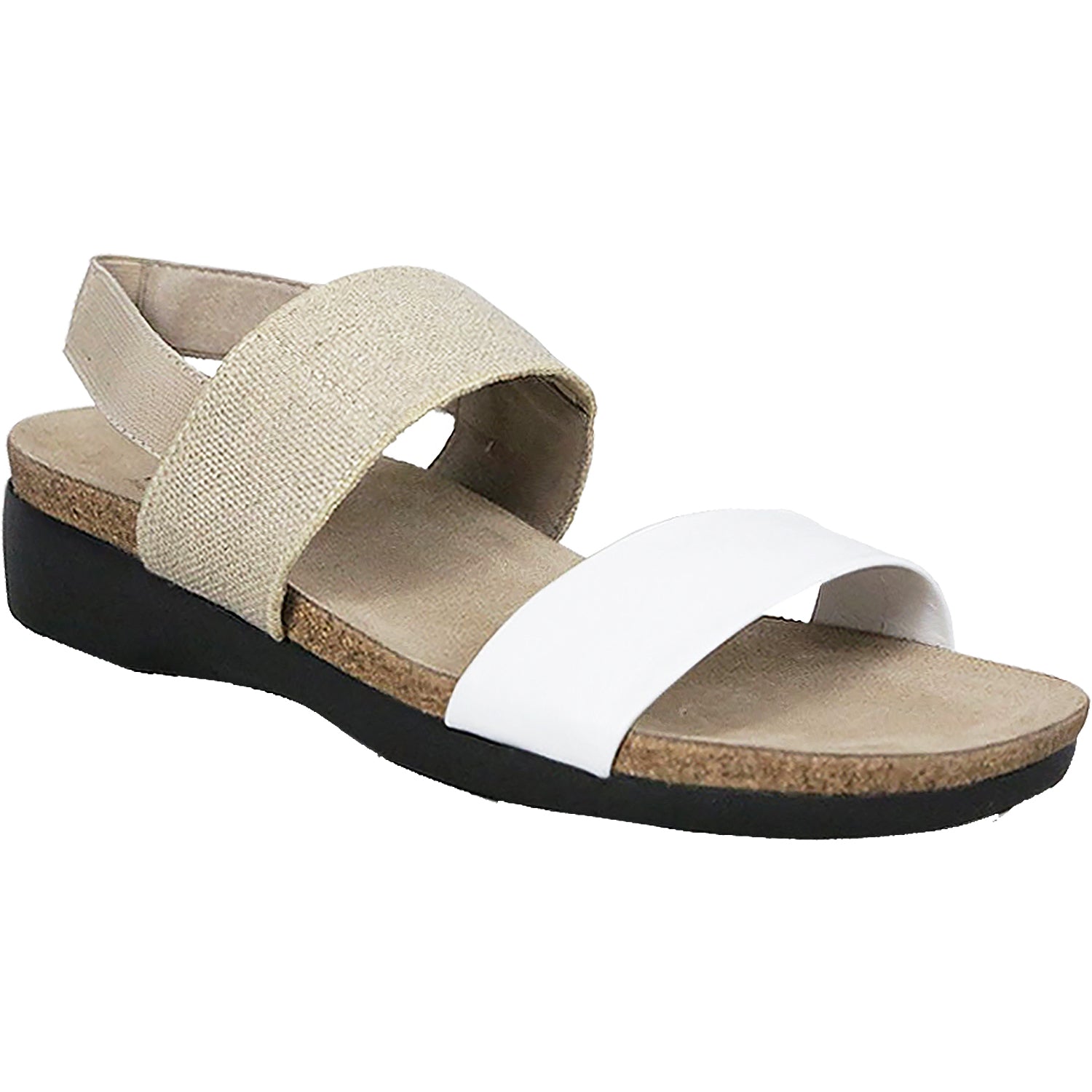 Womens Munro Women's Munro Pisces White/Natural Leather White/Natural Leather