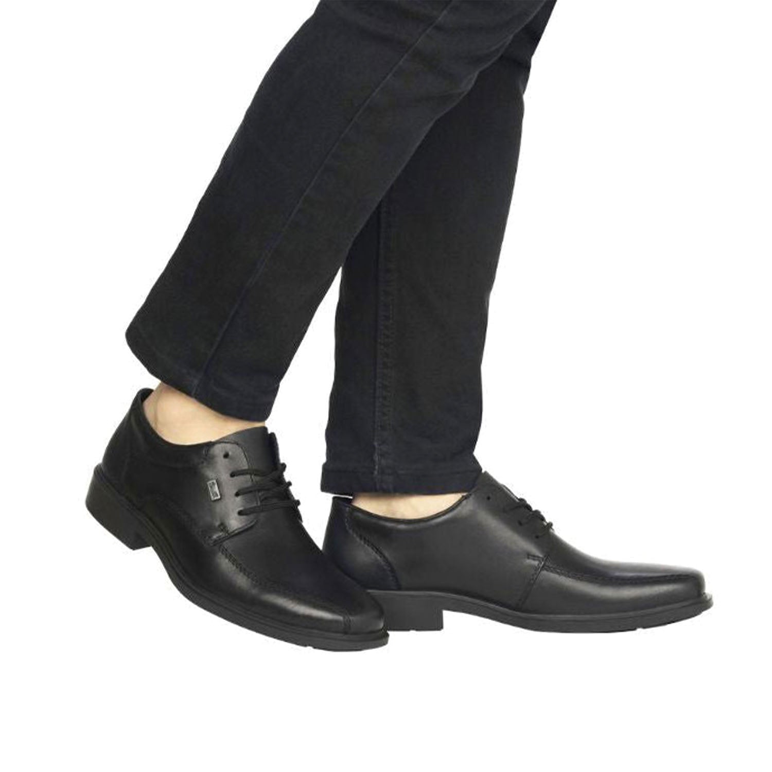 Mens Rieker Men's Rieker B0013-00 Maurice Nero/Black Leather Nero/Black Leather
