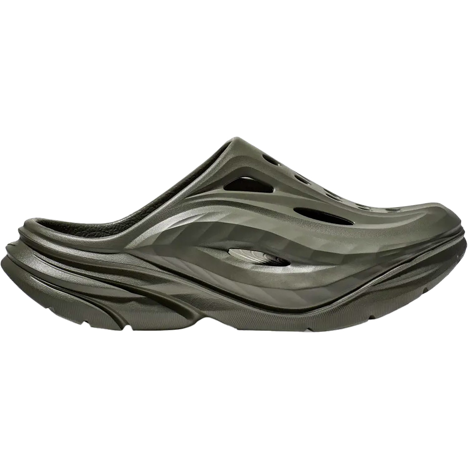 Unisex Hoka one one Unisex Hoka Ora Recovery Mule Slate/Slate Synthetic Slate/Slate Synthetic