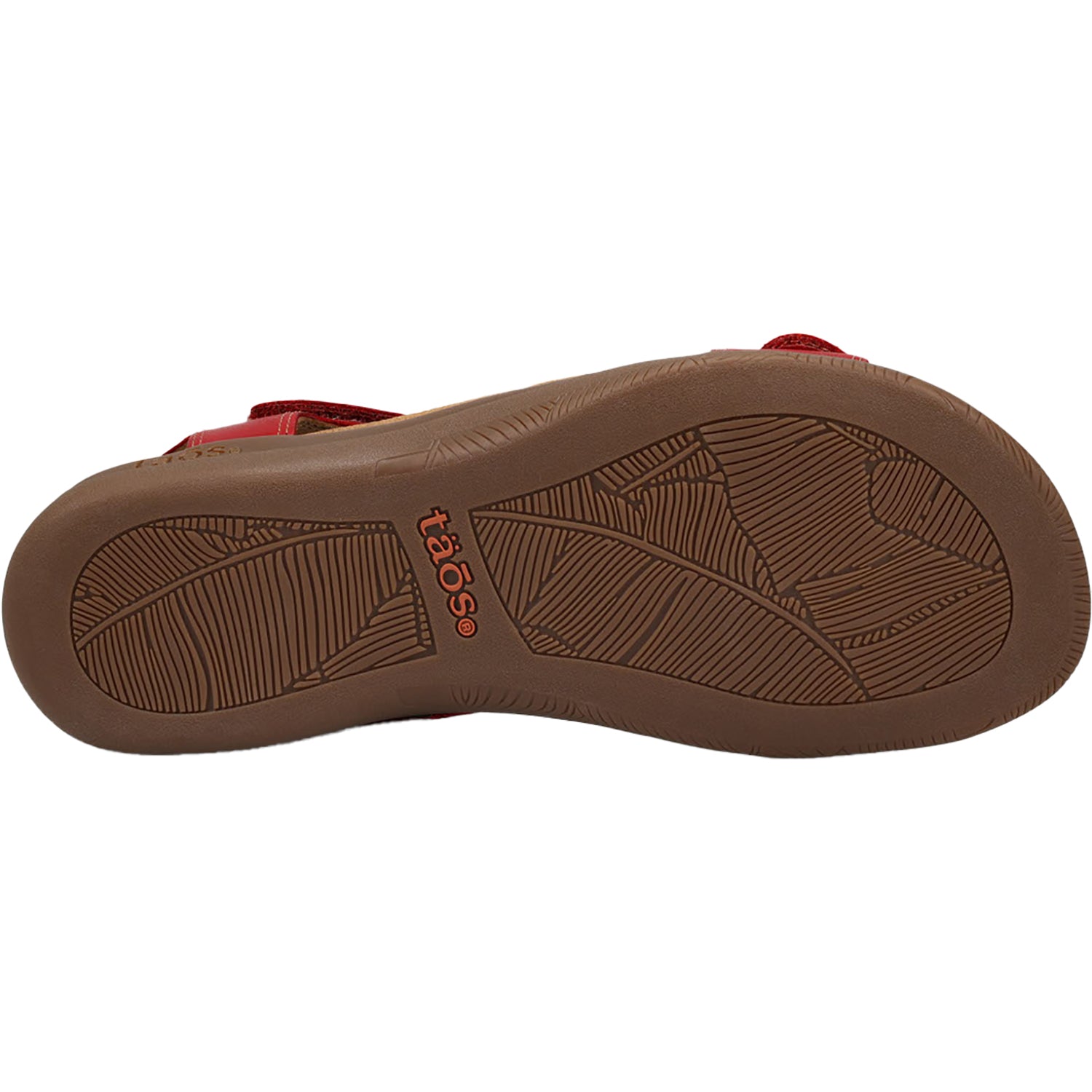 Womens Taos Women's Taos The Show Red Leather Red Leather