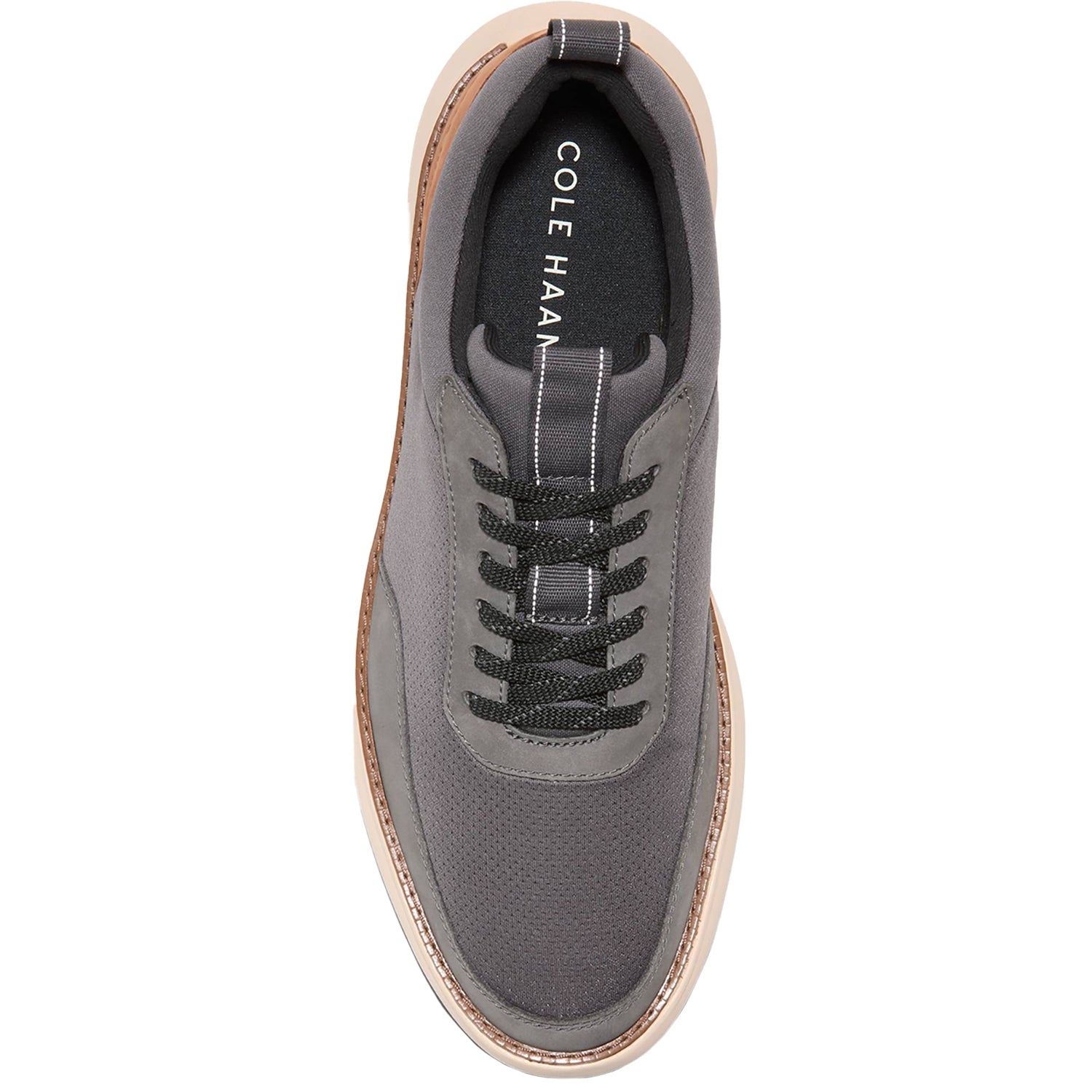 Mens Cole haan Men's Cole Haan Grand Remix Sneaker Grey/British Tan Leather Grey Magnet/British Tan