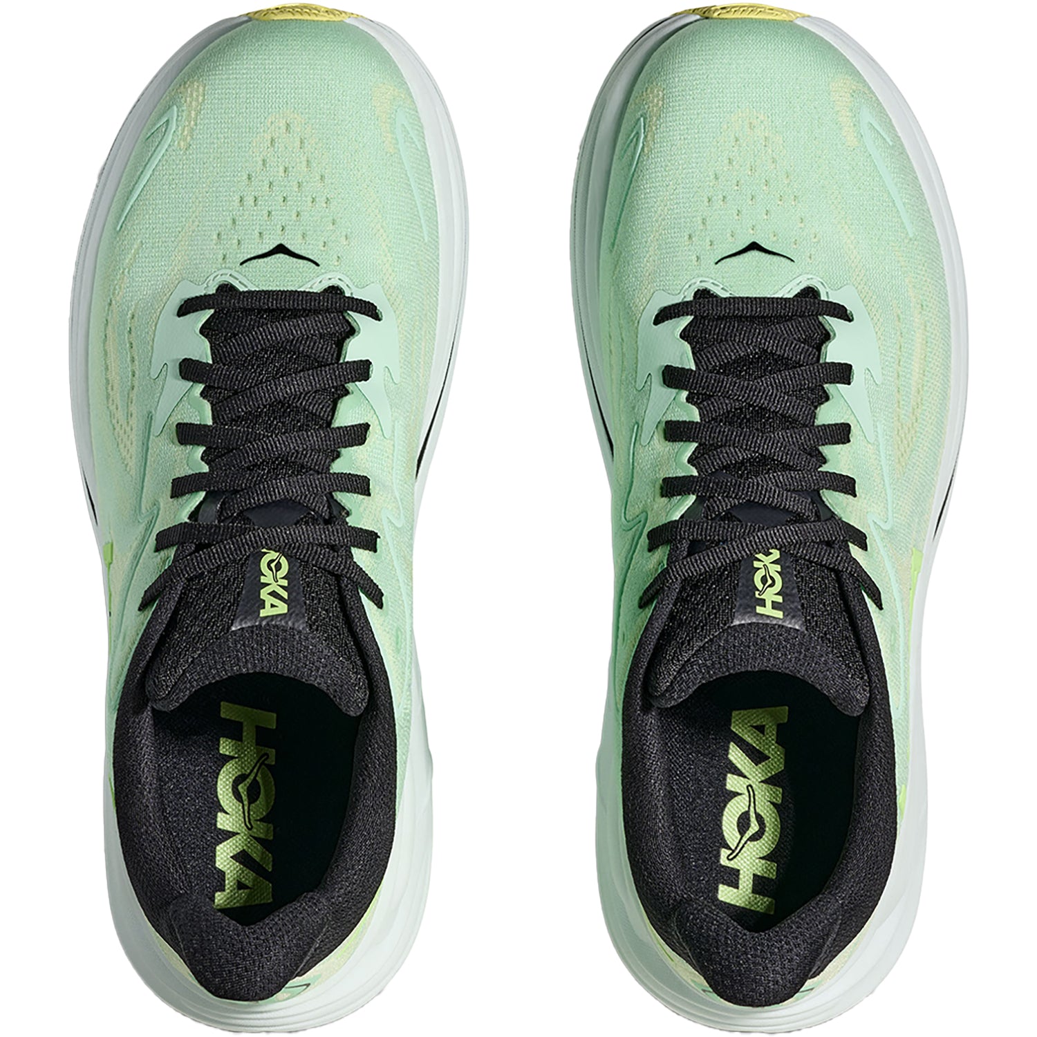 Mens Hoka one one Men's Hoka Clifton 10 Mint Flourite/Luna Moth Mint Flourite/Luna Moth