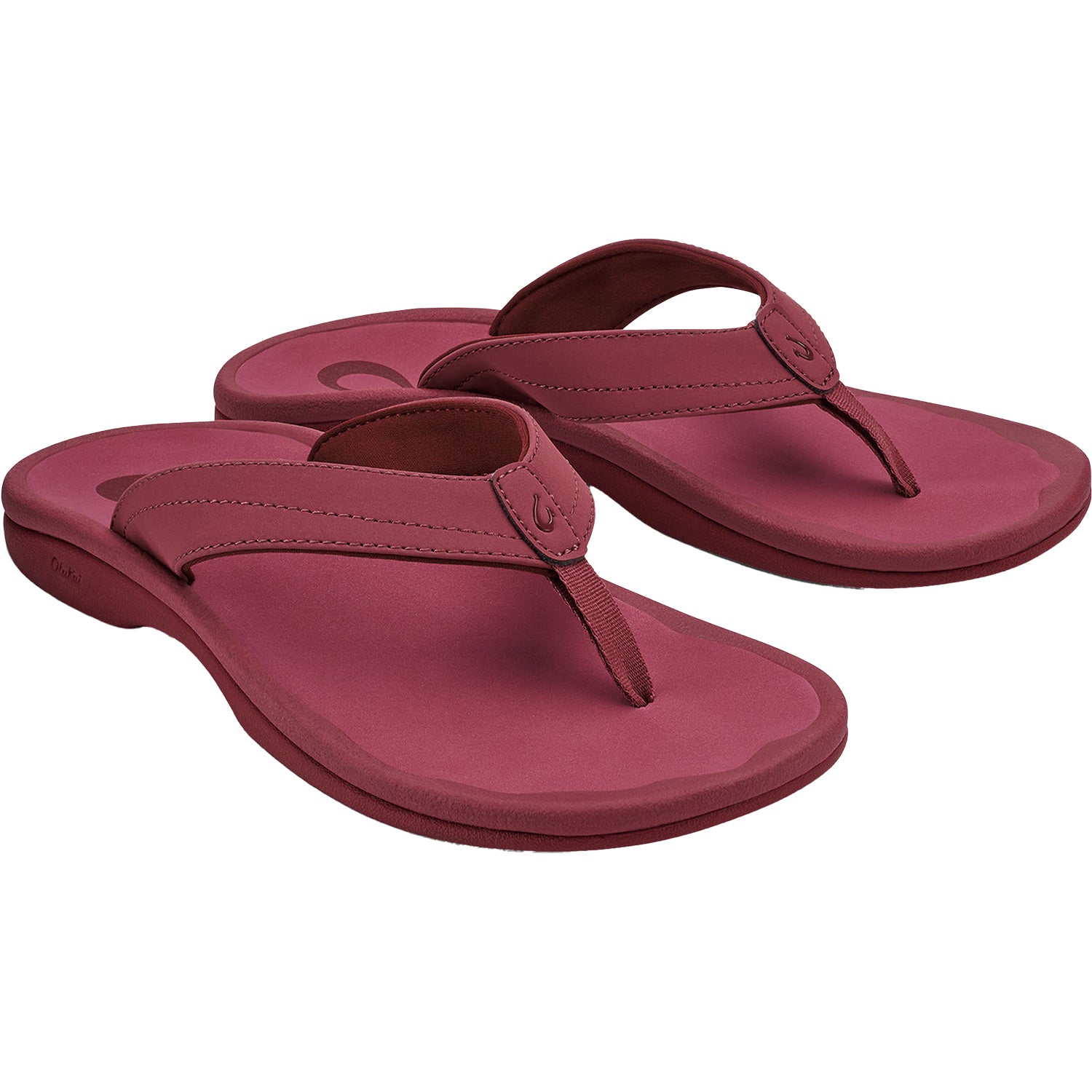 Womens Olukai Women's OluKai Ohana Red Earth/Red Earth Synthetic Red Earth/Red Earth