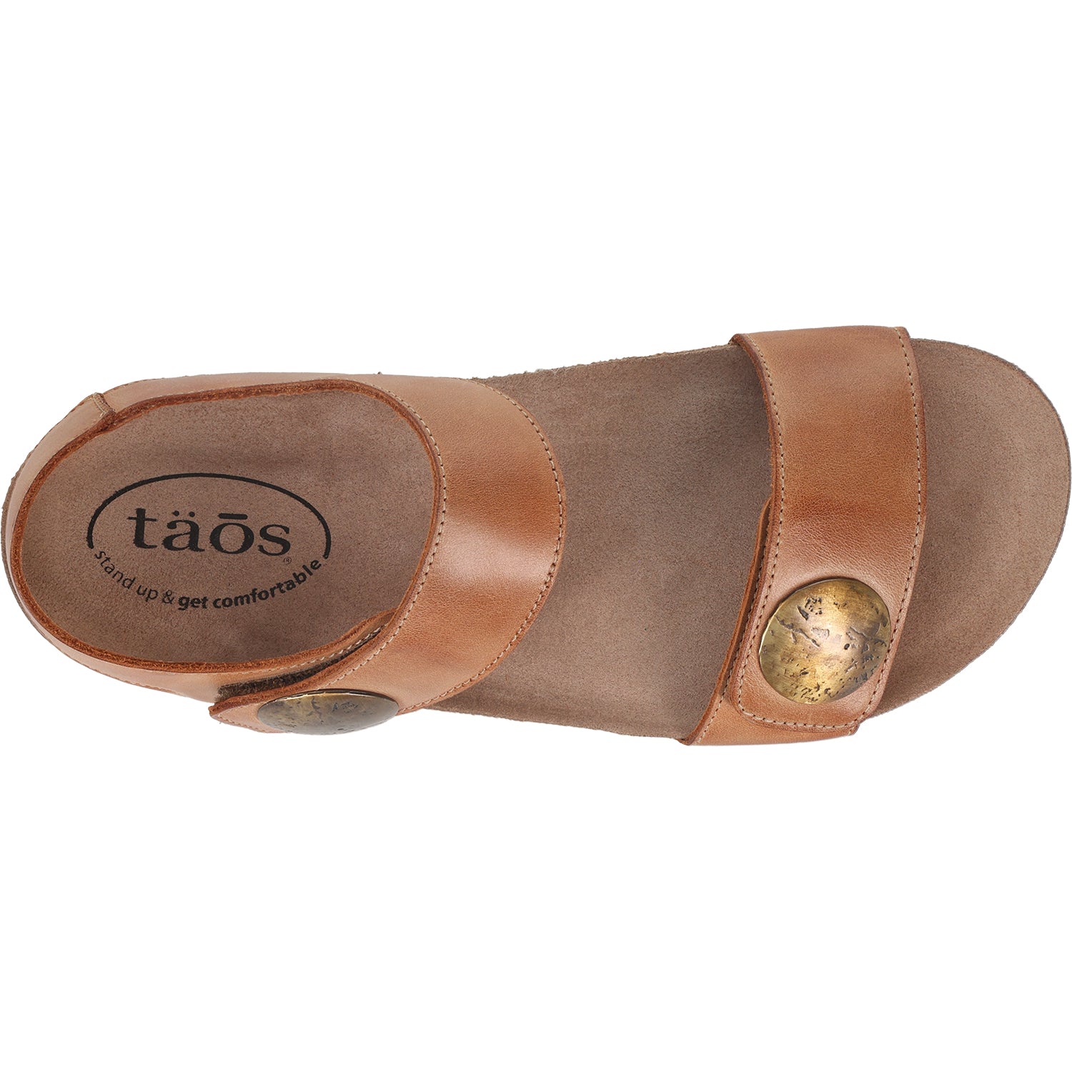 Womens Taos Women's Taos Luckie Caramel Leather Caramel Leather