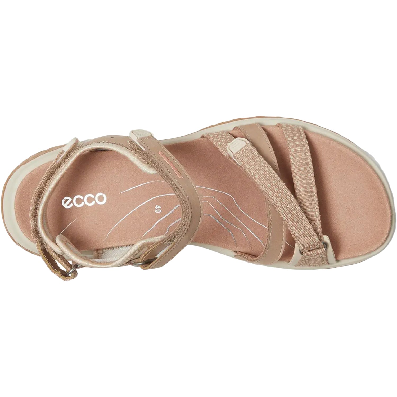 Womens Ecco Women's Ecco Offroad Roam Nude/Limestone Nude/Limestone