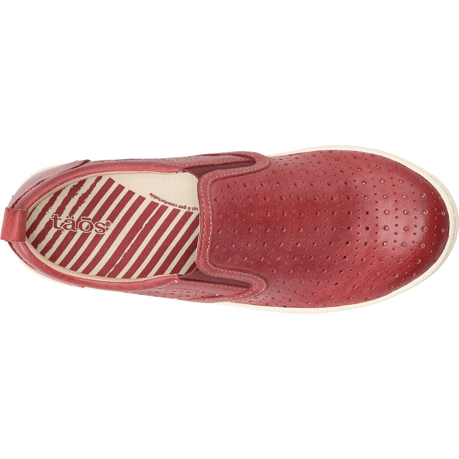 Womens Taos Women's Taos Court Warm Red Leather Warm Red Leather