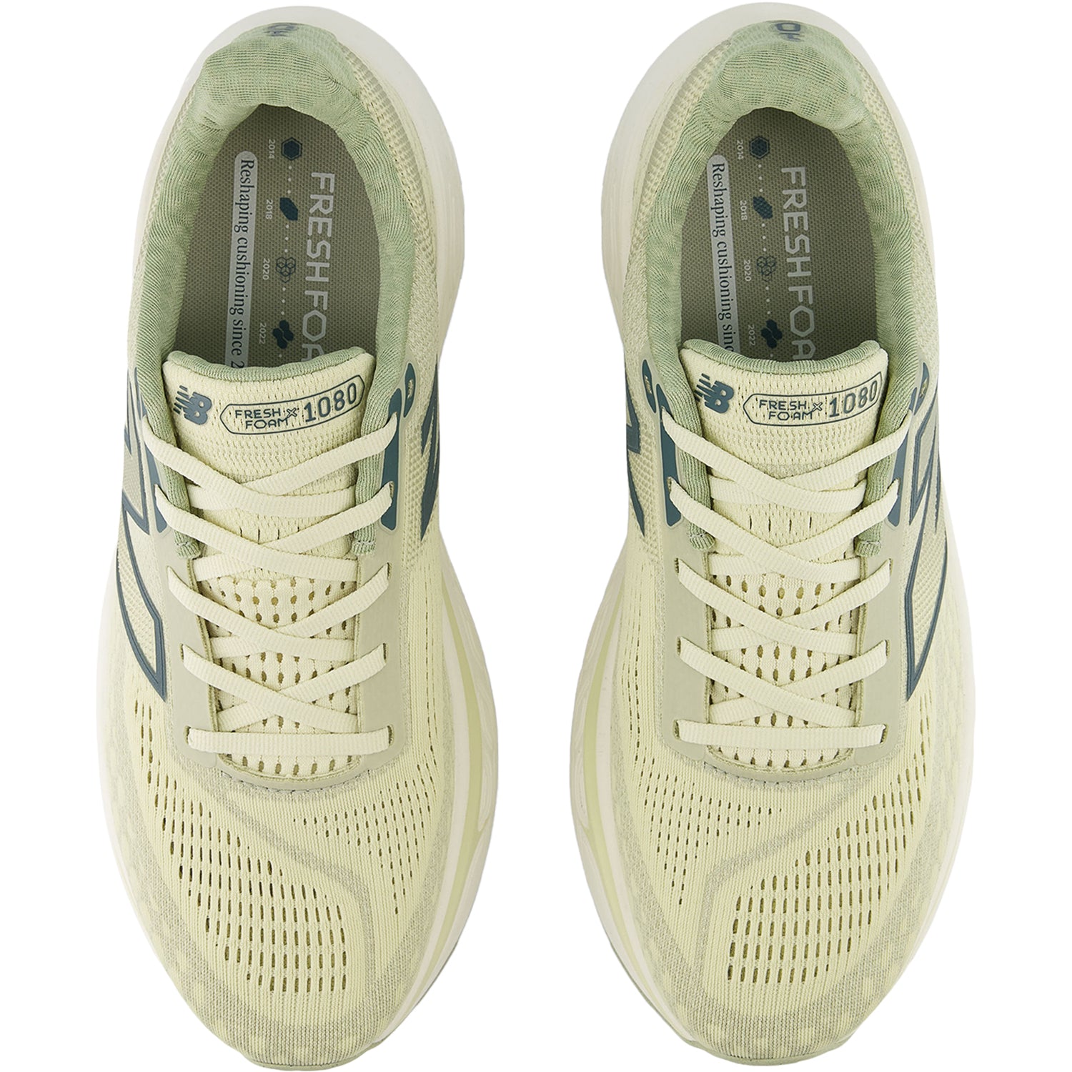 Mens New balance Men's New Balance Fresh Foam X 1080M14 Pale Moss/New Spruce/Linen Mesh Pale Moss/New Spruce/Linen Mesh