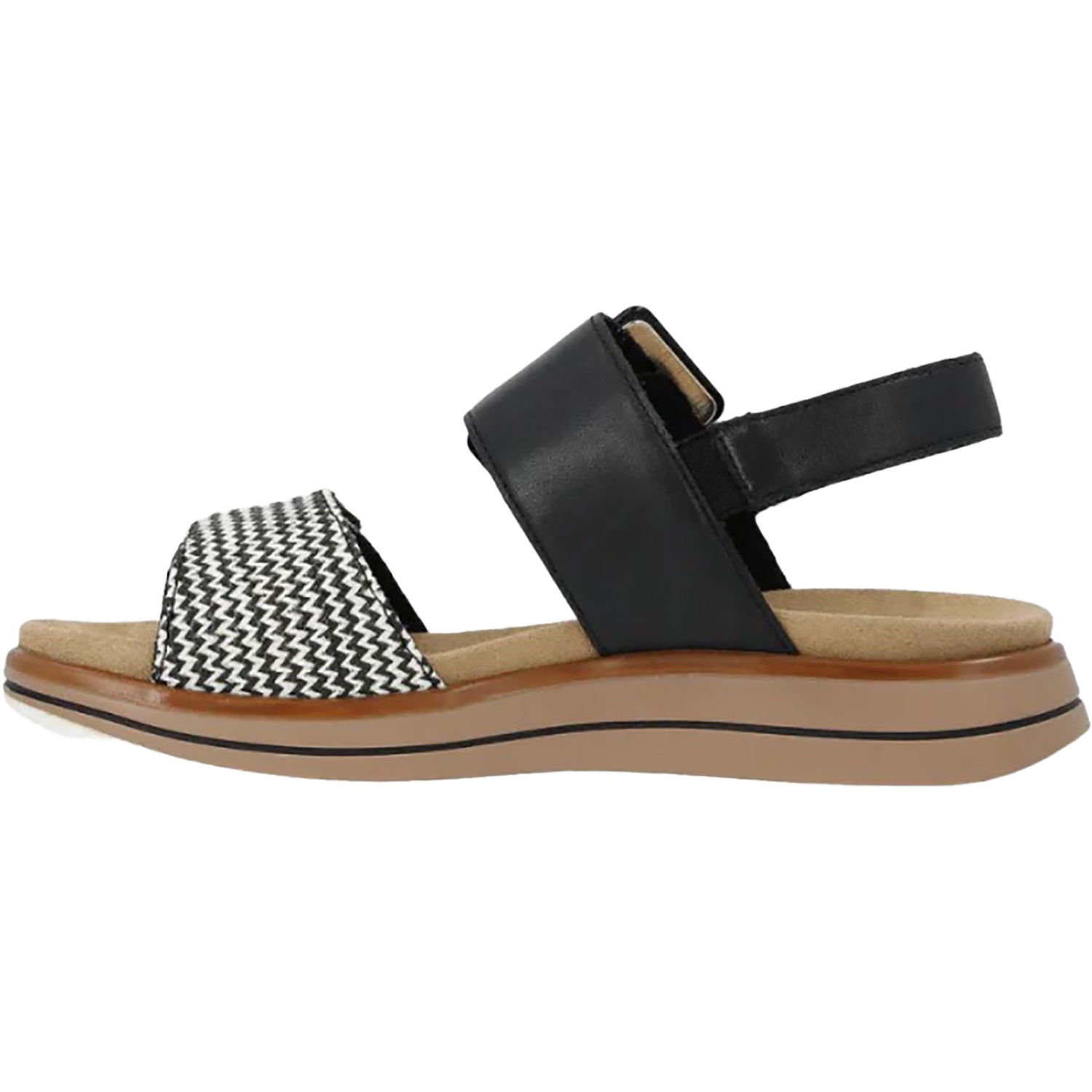 Womens Remonte Women's Remonte D1J53-02 Schwarz/Cream/Schwarz Leather Schwarz/Cream/Schwarz Leather