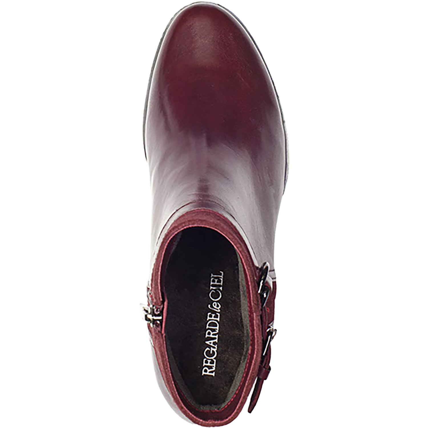 Womens Regarde le ciel Women's Regarde Le Ciel Jolene-23 Byron/Bordo Combo Leather Byron/Bordo Combo Leather