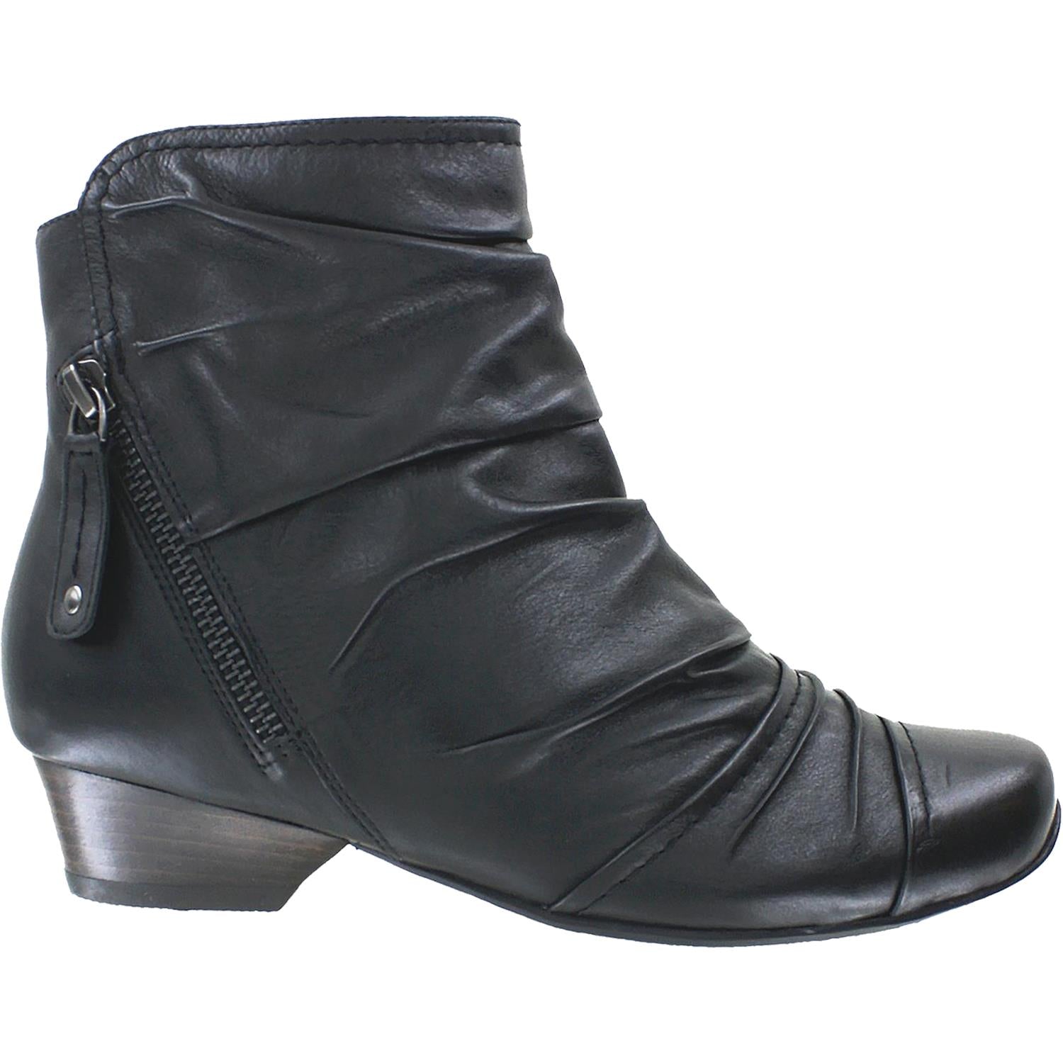 Womens Ziera Women's Ziera Crystal Black Leather Black Leather