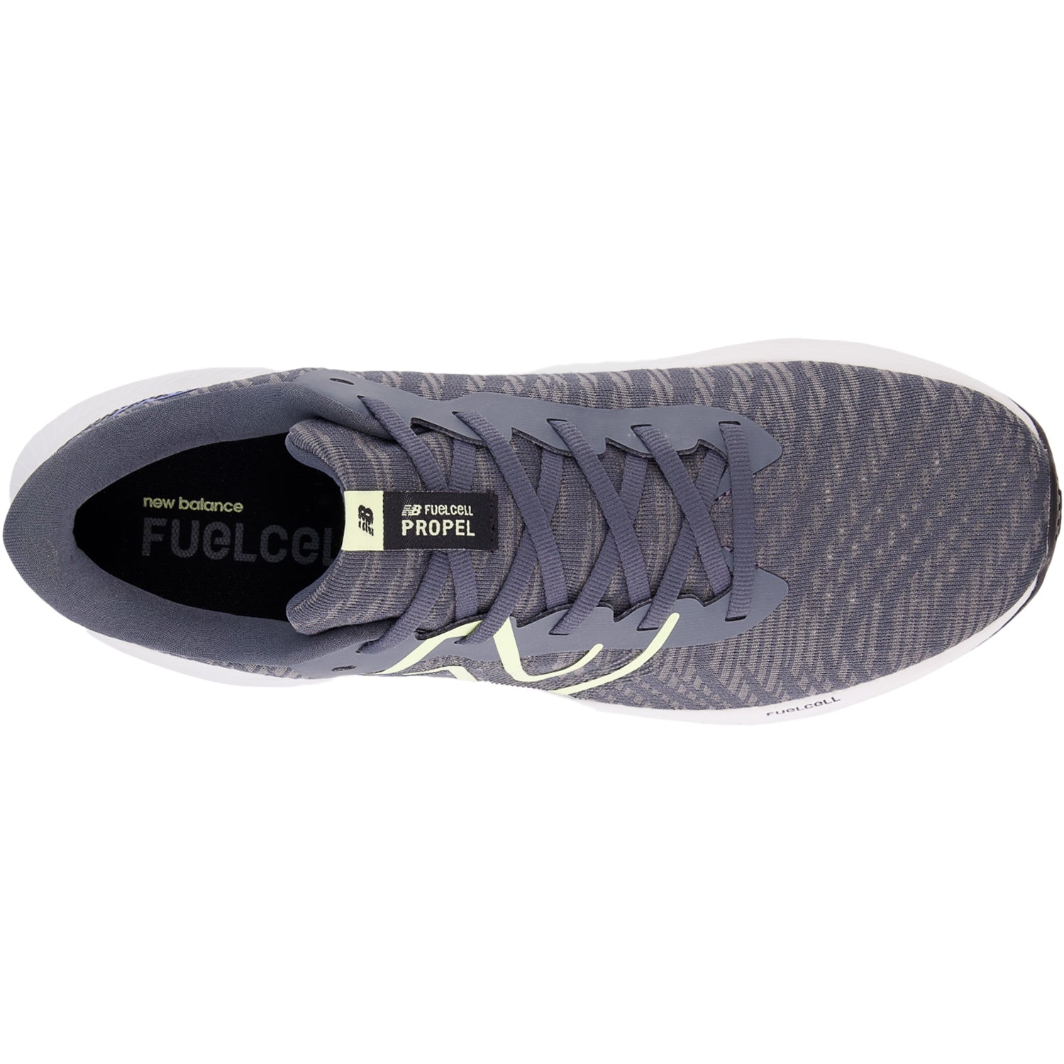 Mens New balance Men's New Balance MFCPRCC4 FuelCell Propel v4 Graphite/Limelight Mesh Graphite/Limelight