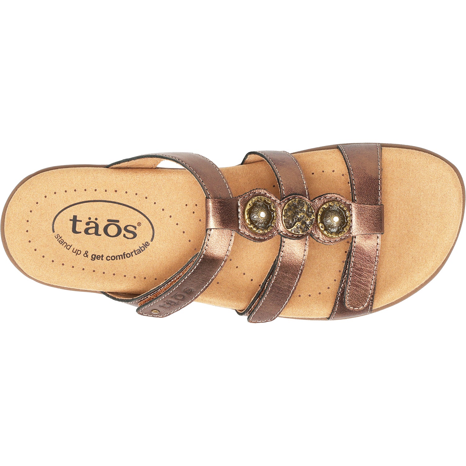 Womens Taos Women's Taos Prize 4 Bronze Leather Bronze Leather