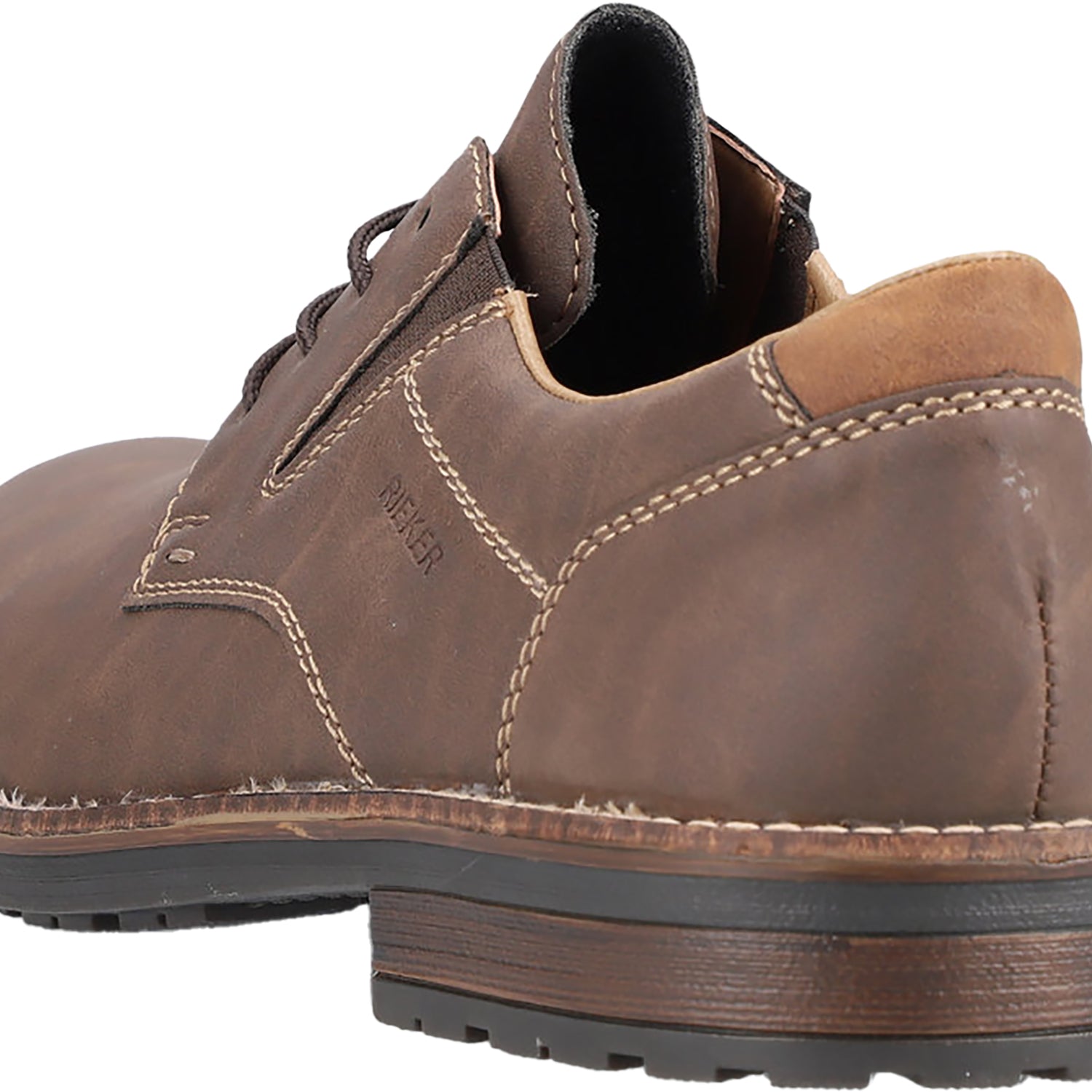 Mens Rieker Men's Rieker 33214-25 ELIAS Schoko/Peanut Leather Schoko/Peanut Leather