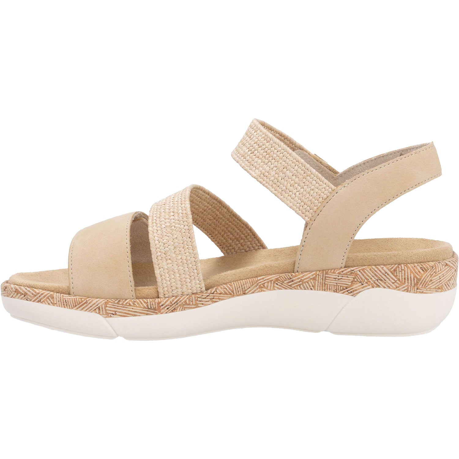 Womens Remonte Women's Remonte R6861-20 Tan Woven Stretch Tan Woven Stretch