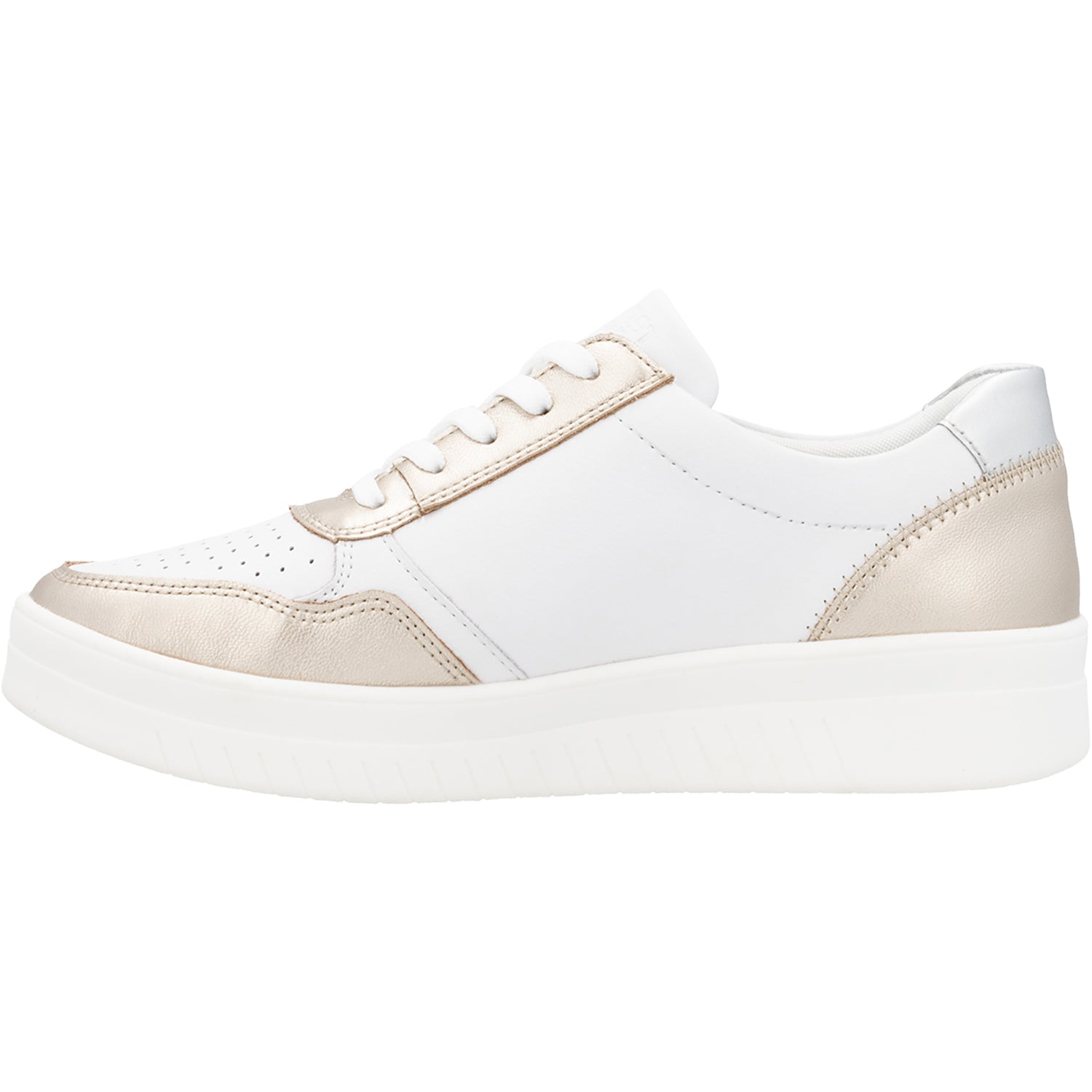 Womens Remonte Women's Remonte DOJ05-81 Kendra 01 Pale Gold/Weiss/Silver Leather Pale Gold/Weiss/Silver