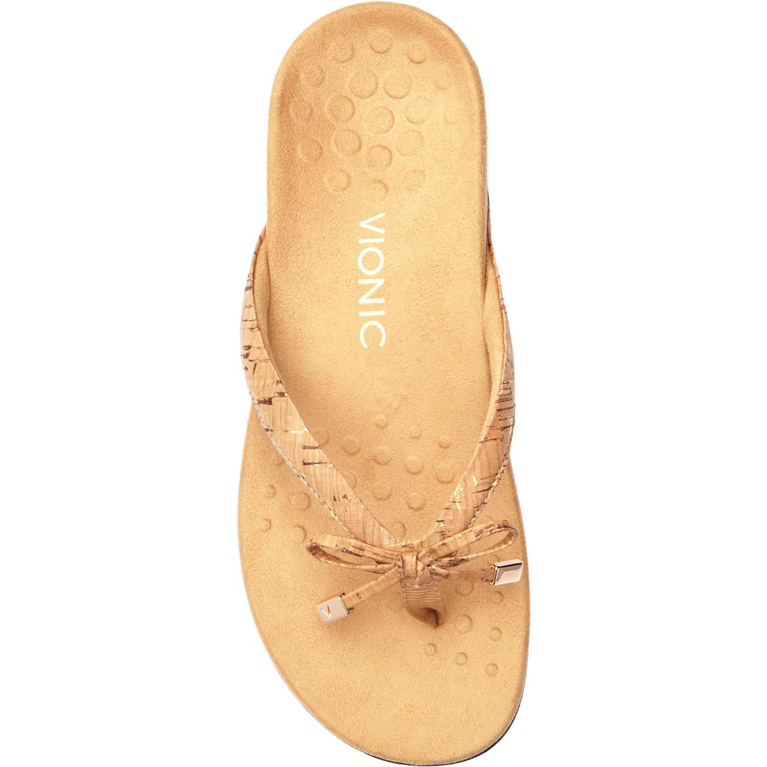 Womens Vionic Women's Vionic Bella II Gold Cork Gold Cork