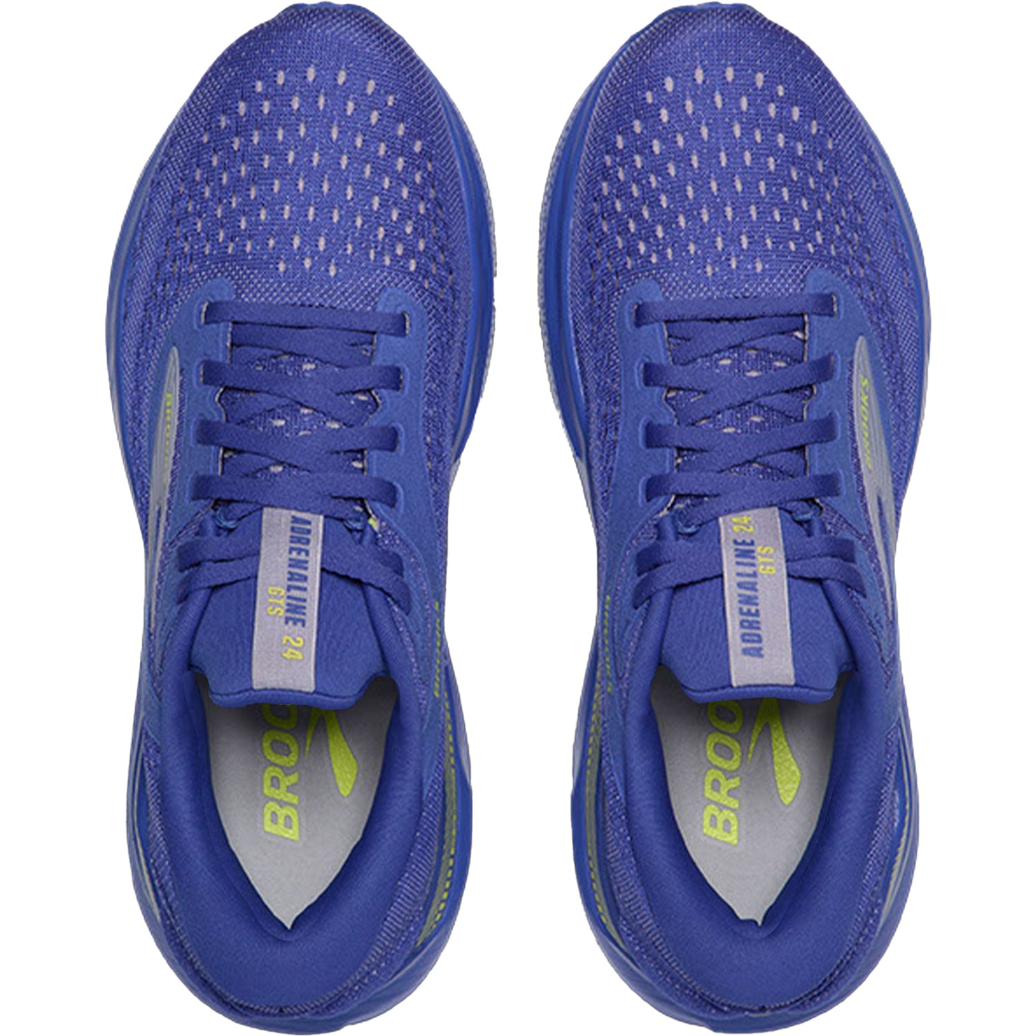 Womens Brooks Women's Brooks Adrenaline GTS 24 Amparo/Thistle/Yellow Mesh Amparo/Thistle/Yellow Mesh