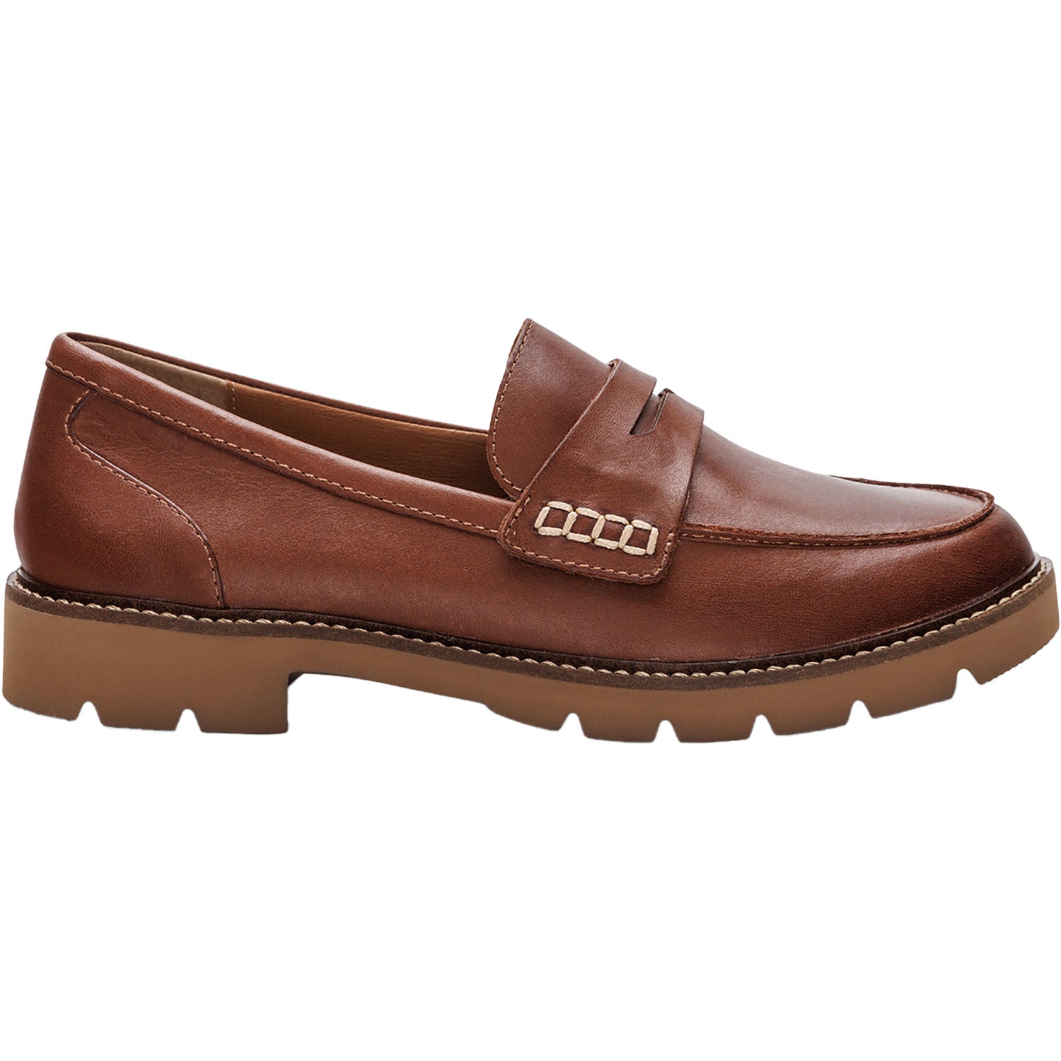Womens Aetrex Women's Aetrex Collette Cognac Leather Cognac
