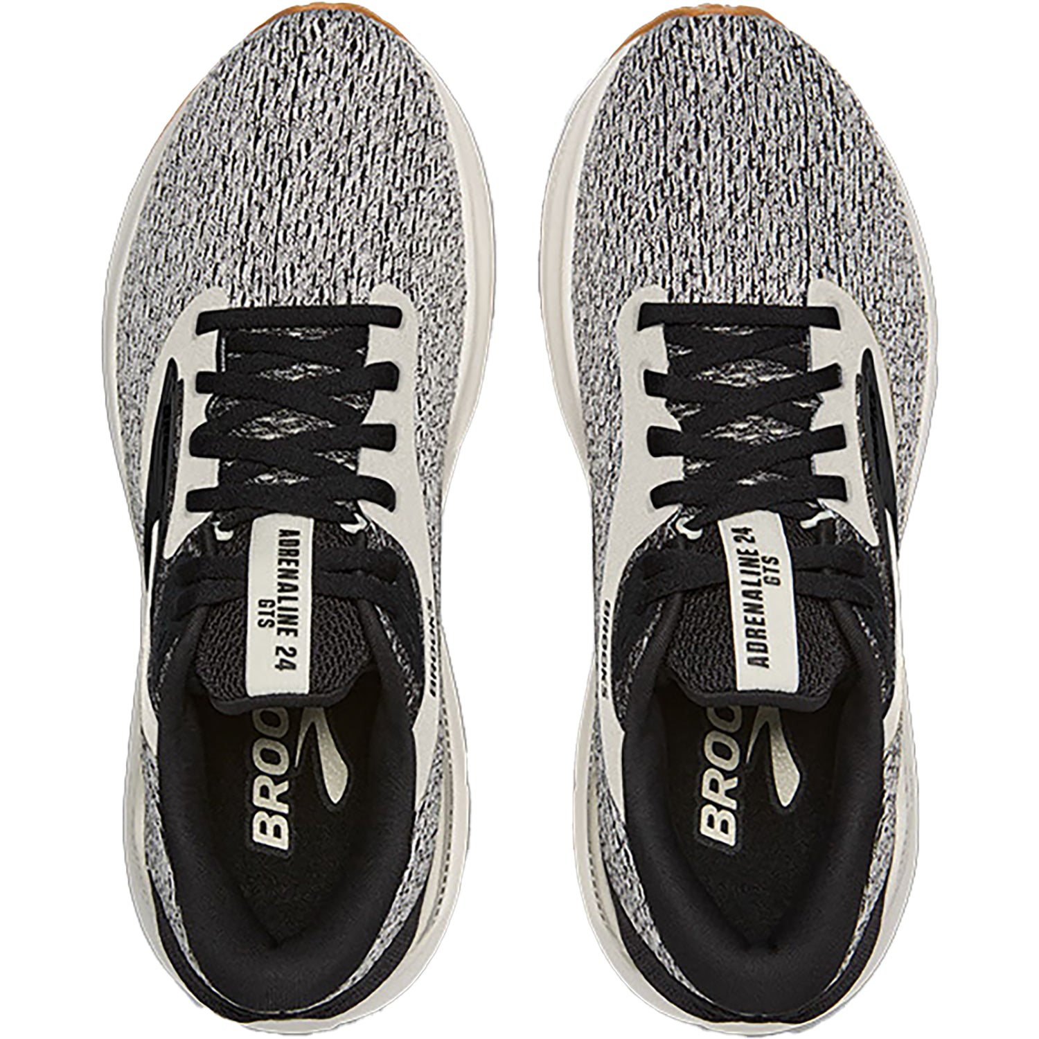 Womens Brooks Women's Brooks Adrenaline GTS 24 Coconut/Black/Biscuit Mesh Coconut/Black/Biscuit Mesh